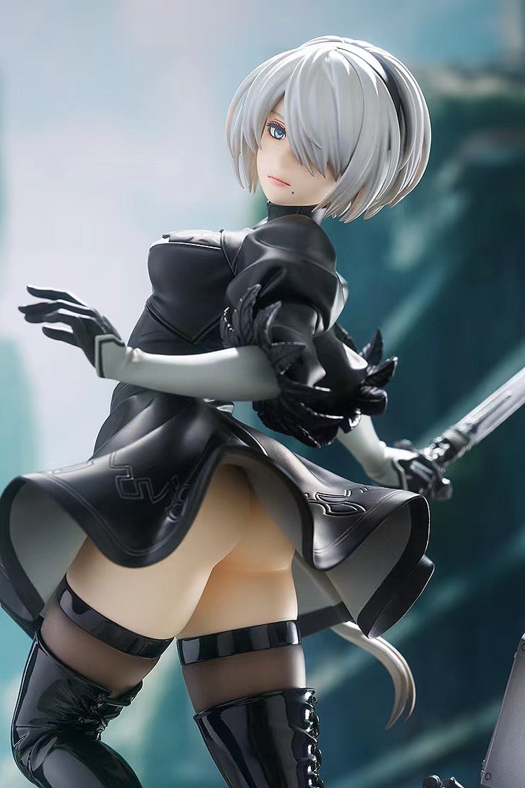 Max Factory Nier Automata 2B Action Figure - Collectible Anime Character Model for Gamers & Fans | Perfect for Display, Cosplay & Gift Giving