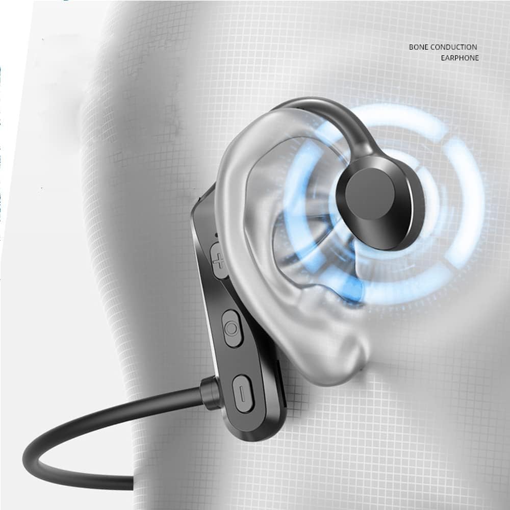 LYME Bone Conduction Headphones - Bluetooth 5.3 Open-Ear Wireless Headset with Mic, IPX5 Waterproof & Sweatproof, Lightweight Sport Earphones for Running, Cycling, Driving & Workouts | Perfect for Outdoor Activities, Gym Training & Commuting
