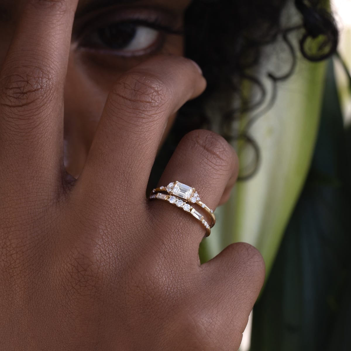 Starry East West Ring - Elegant Gold Plated Zodiac Constellation Ring for Women | Perfect for Gifts, Anniversaries, and Everyday Wear