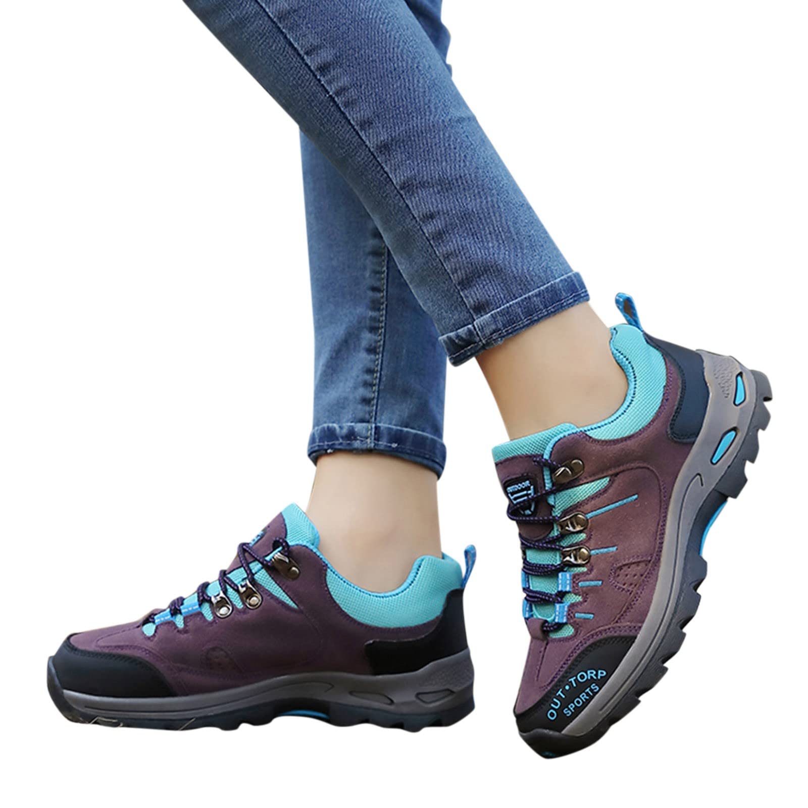 **Women's Waterproof Hiking Shoes - Lightweight Non-Slip Trekking & Outdoor Shoes for Camping, Walking & Mountain Trails**    *Use Cases: Perfect for hiking, camping, backpacking, trail running, and outdoor adventures.*