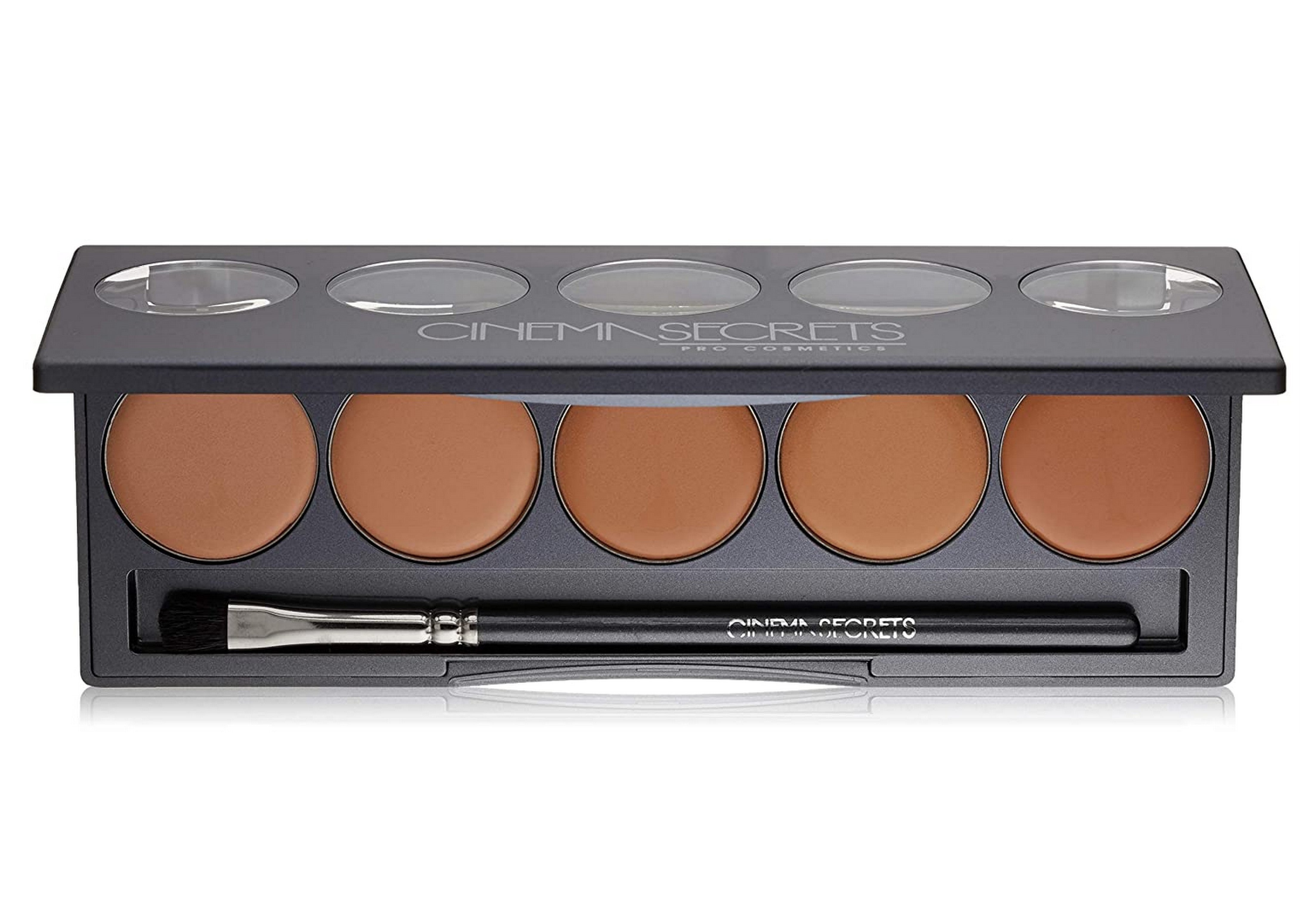 CINEMA SECRETS Pro Cosmetics Ultimate Foundation 5-In-1 Pro Palette - 500B Series | Professional Makeup Kit for Flawless Coverage, Contouring & Highlighting | Perfect for Bridal, Photo Shoots & HD Camera Makeup