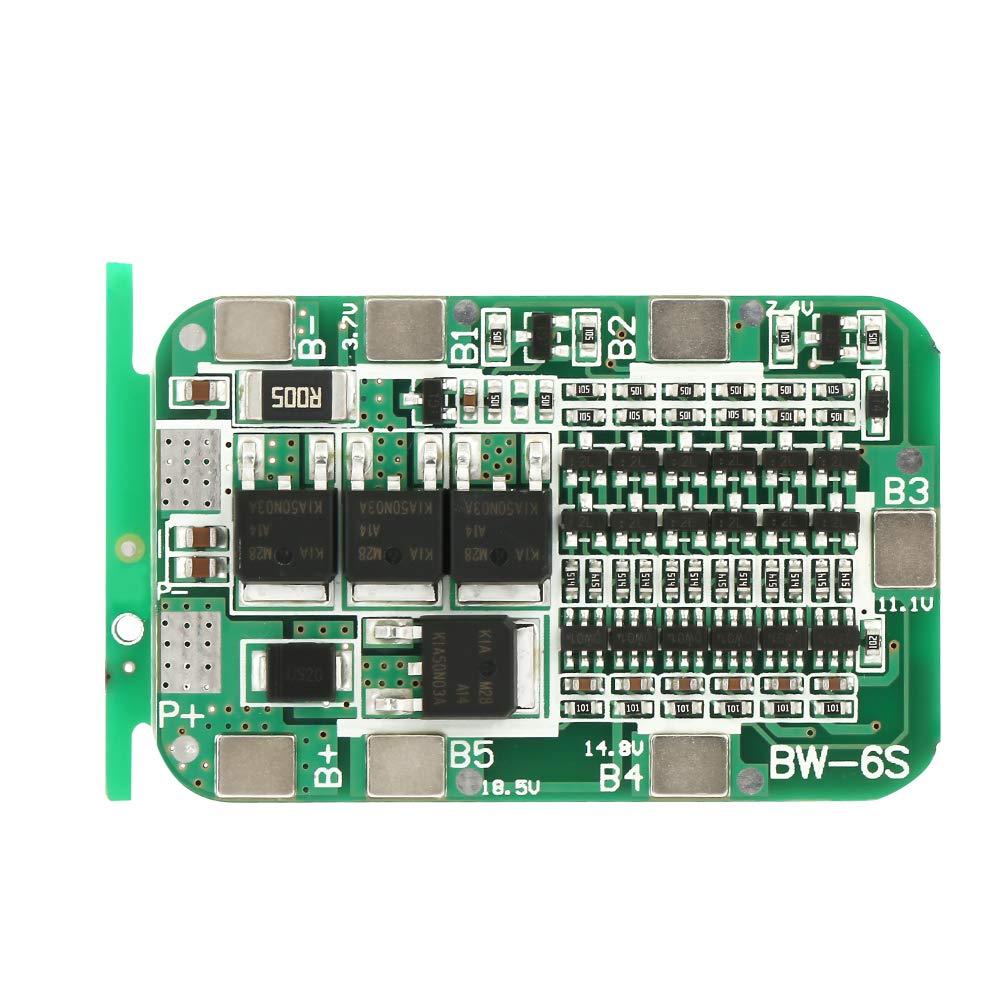 6S 15A 22V 24V Lithium Battery Charging Board PCB Module - Li-ion Battery Protection Circuit for DIY Power Banks, E-Bikes & Solar Energy Storage Systems