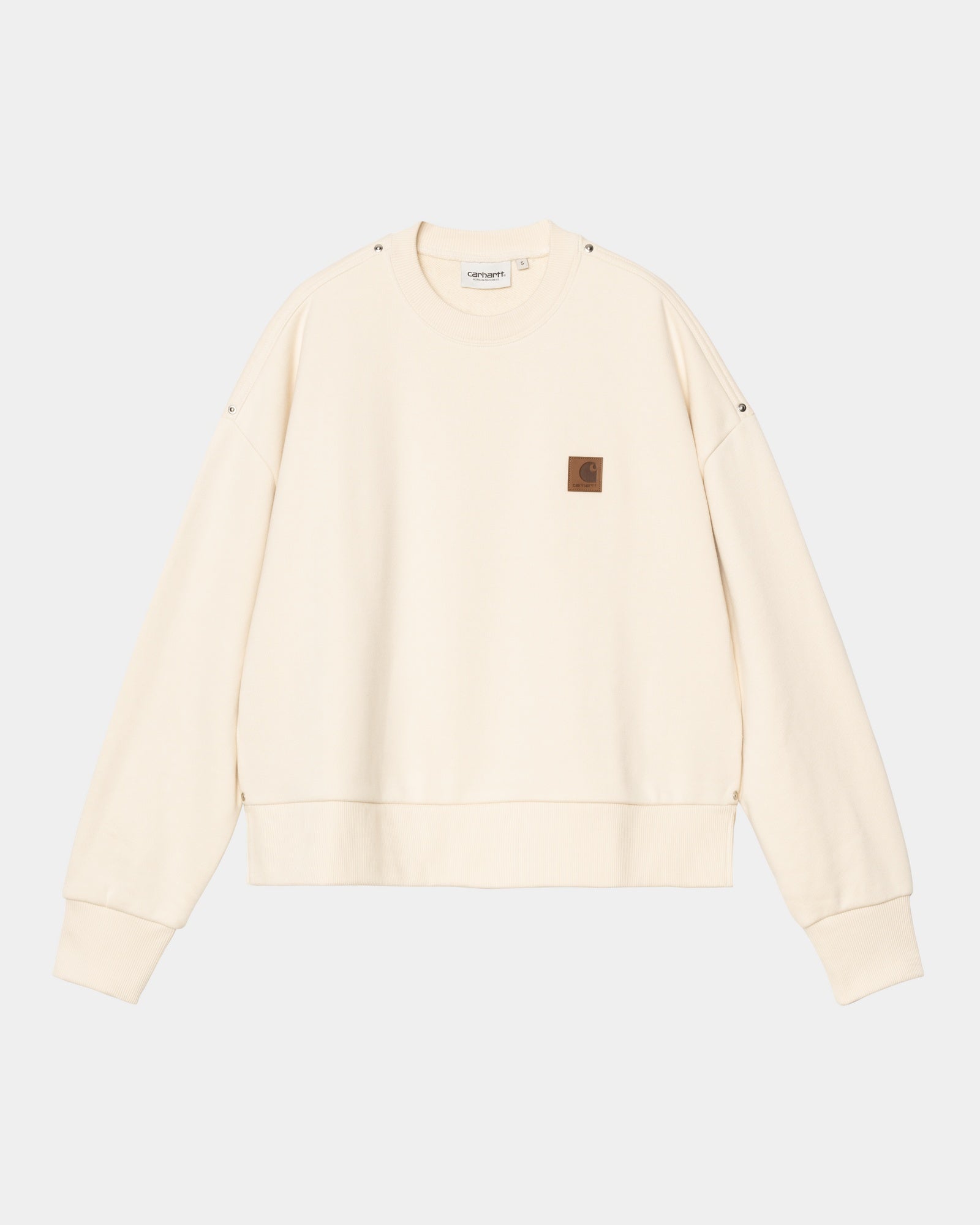 Women's Eldon Sweatshirt - Soft Cotton Pullover Hoodie for Casual Wear & Loungewear | Natural Color | Perfect for Everyday Comfort & Relaxation