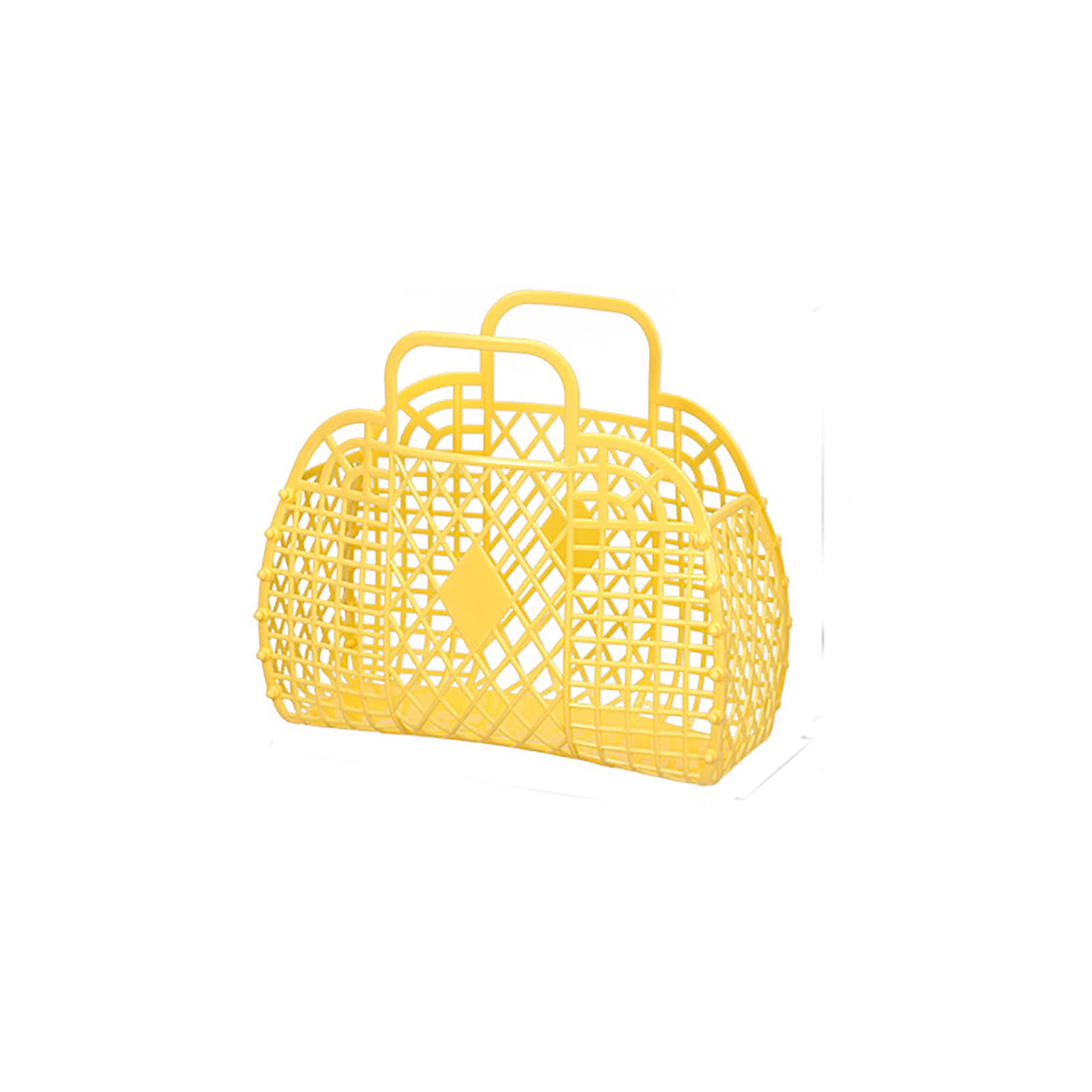 Personalized DIY Jelly Beach Bag for Kids - Cute Plastic Tote Basket for Girls & Boys - Perfect for Toddler Pool Party, Summer Vacation & Beach Day Trips