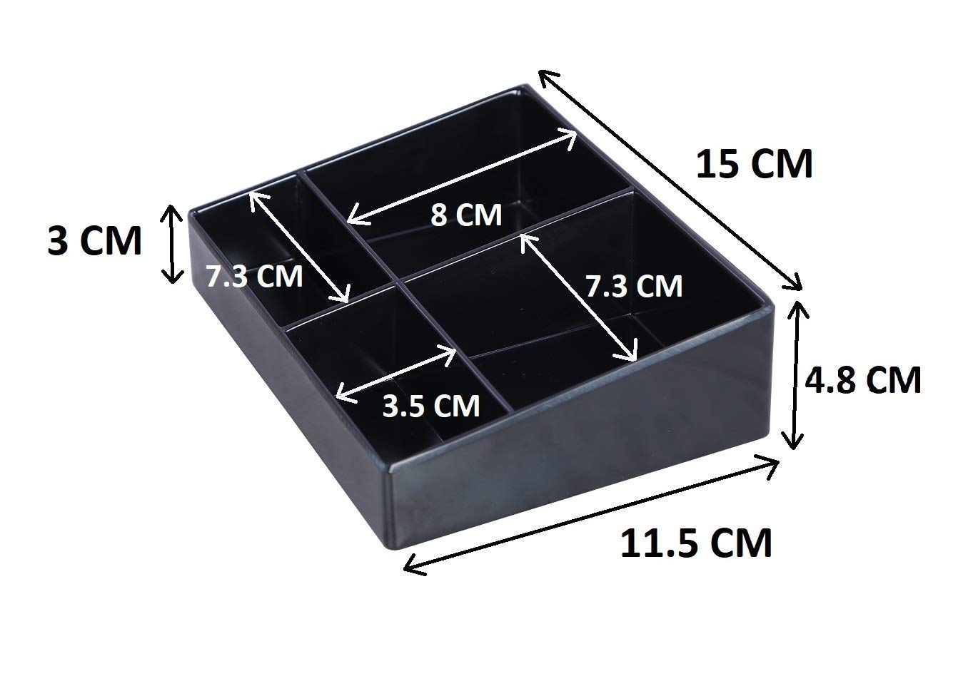 InnMart® ABS Plastic Sachet Tray for Tea, Coffee, Sugar Storage - Perfect for Restaurants, Cafes & Home Kitchen Organization