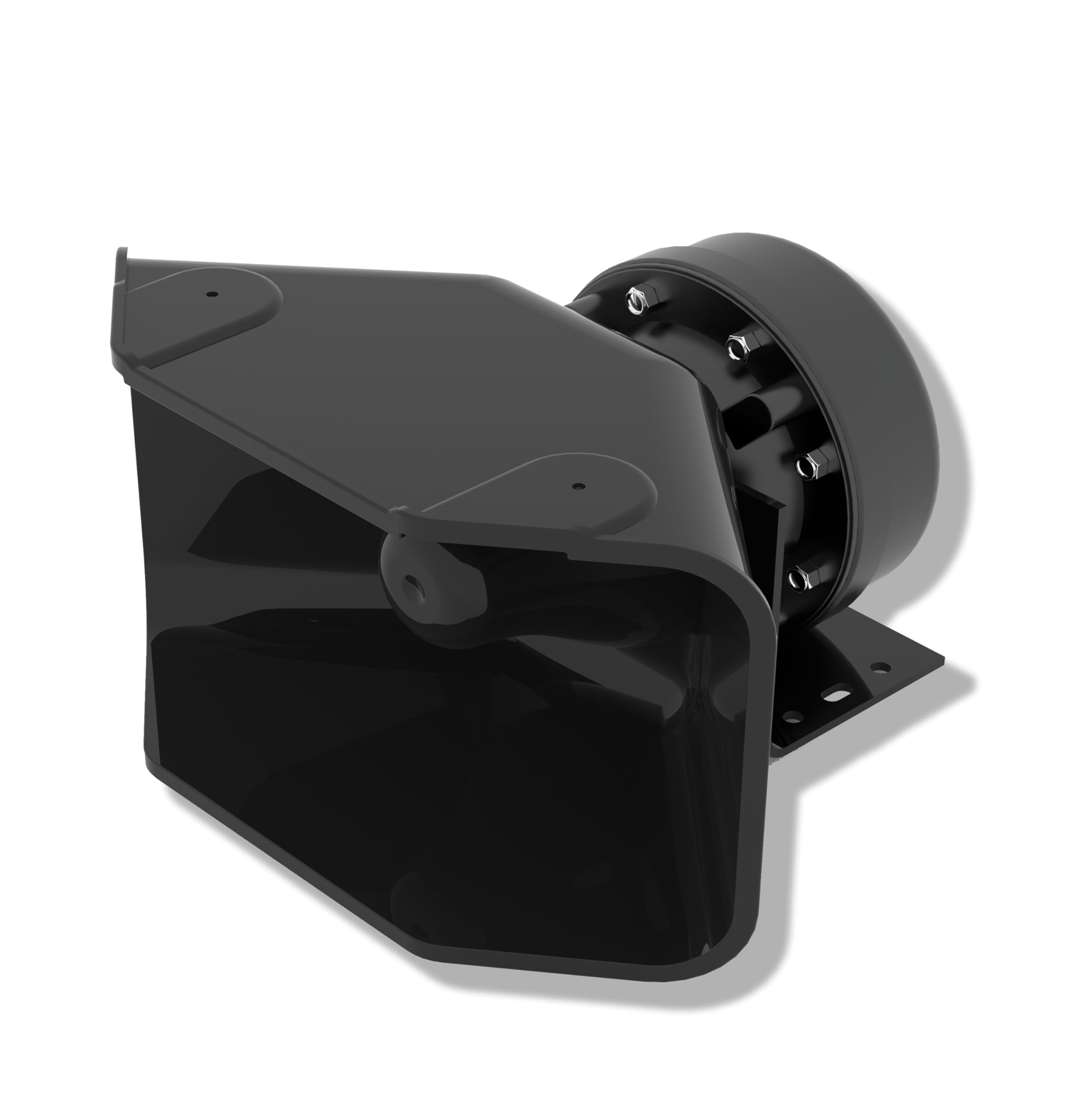 200W High-Power Emergency Vehicle Siren Speaker System - Police, Fire Truck & Ambulance Warning Hazard Alarm - Ideal for Emergency Response, Public Safety & Traffic Control Scenarios