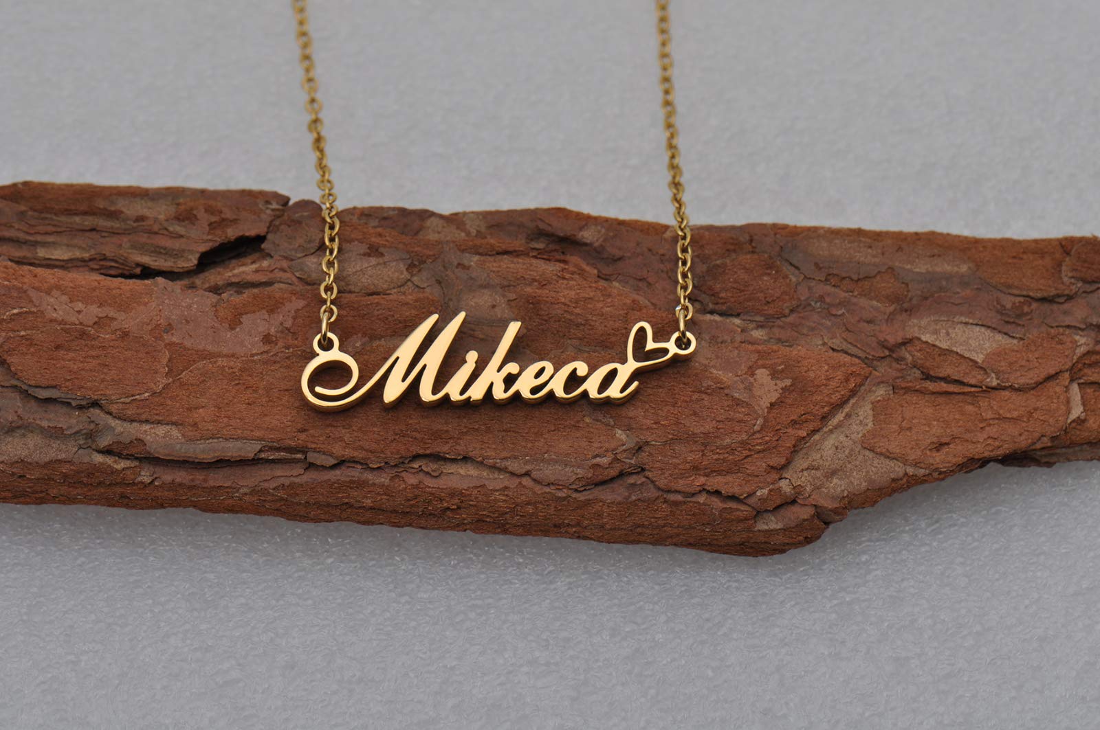 Personalized 18K Gold Plated Custom Name Necklace for Women - Juliet Nameplate Jewelry Gift for Her - Perfect for Birthdays, Anniversaries & Special Occasions