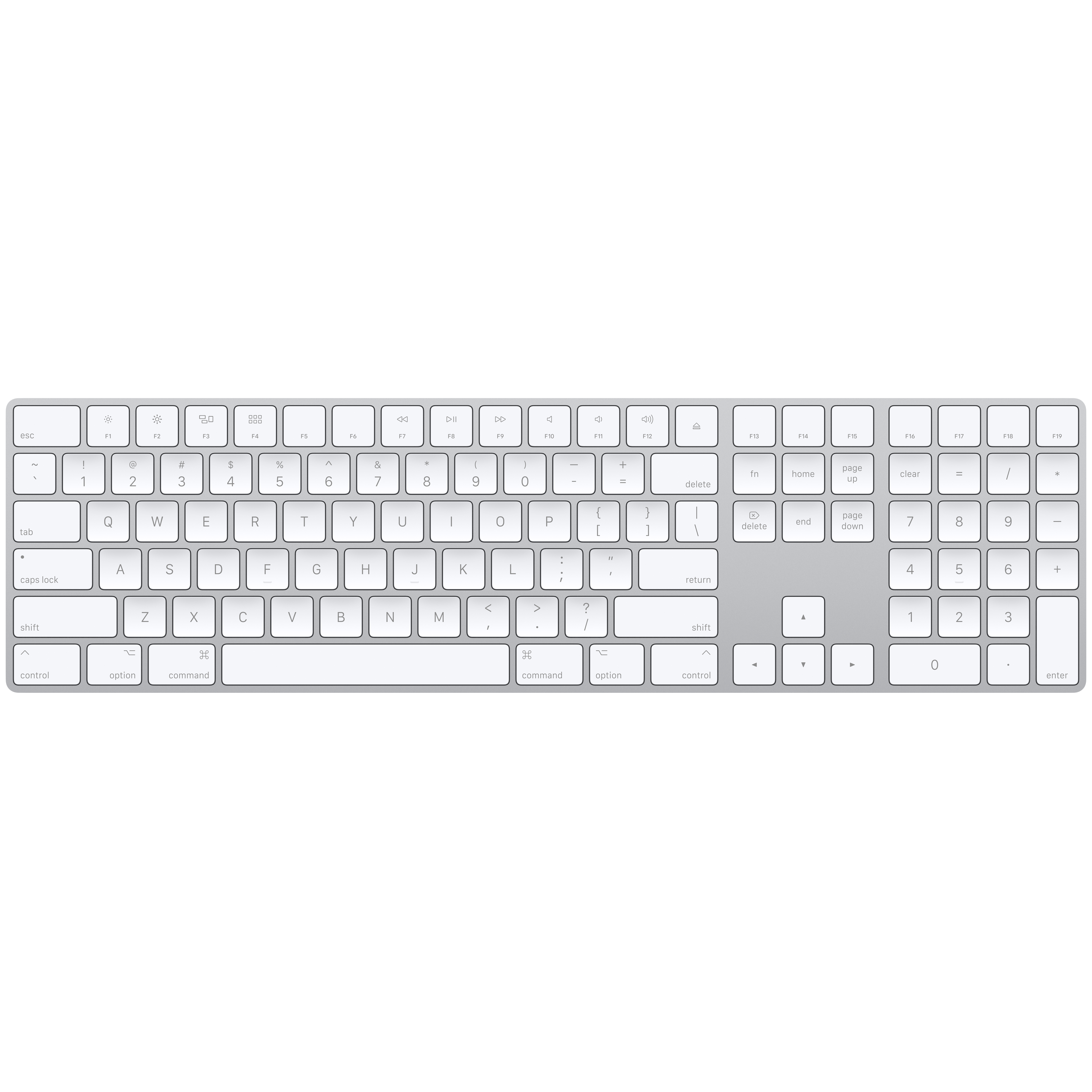 Apple Magic Keyboard with Numeric Keypad - Wireless Bluetooth Keyboard for Mac, iPad, iPhone | Perfect for Office Work, Coding & Creative Projects