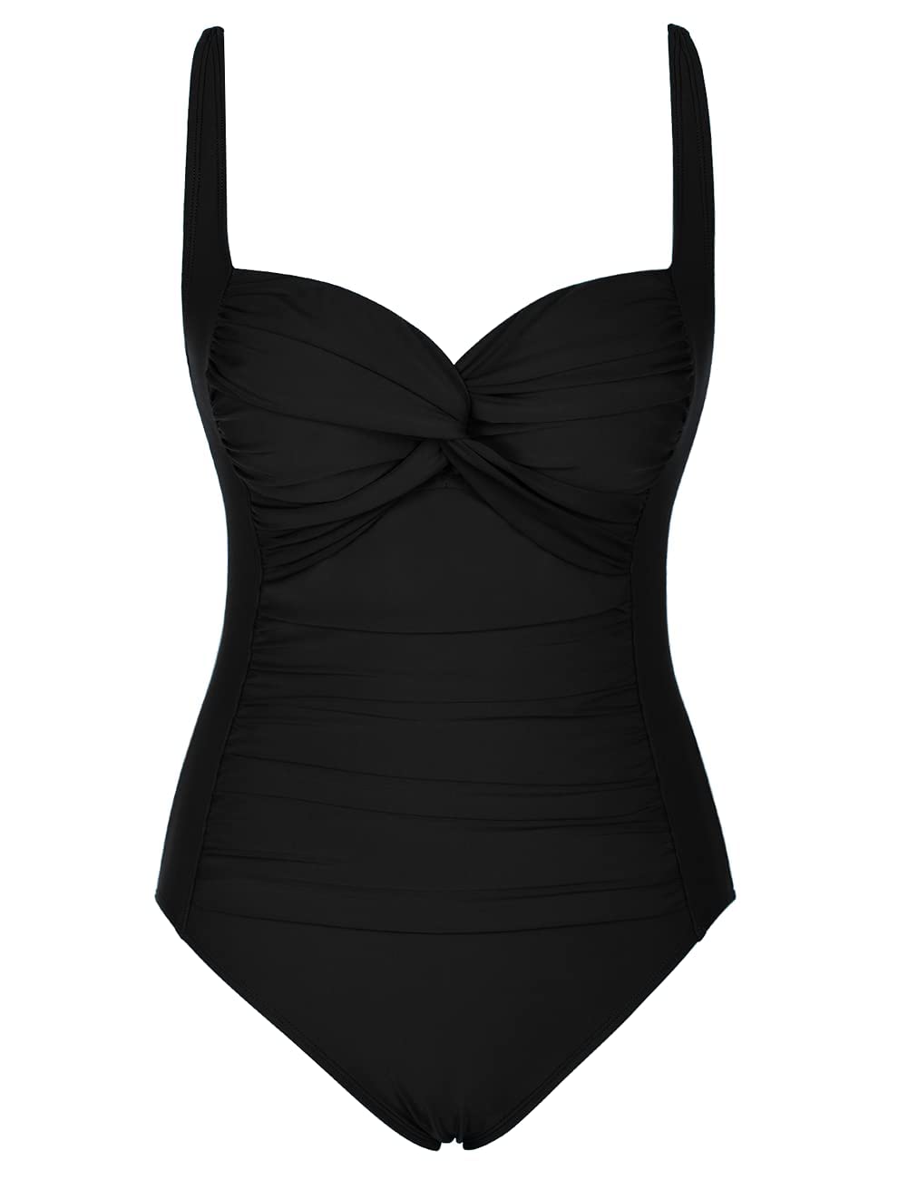 Coastal Rose Women's One Piece Swimsuits - Tummy Control Bathing Suit for Women, High Waisted Swimwear for Beach, Pool & Vacation