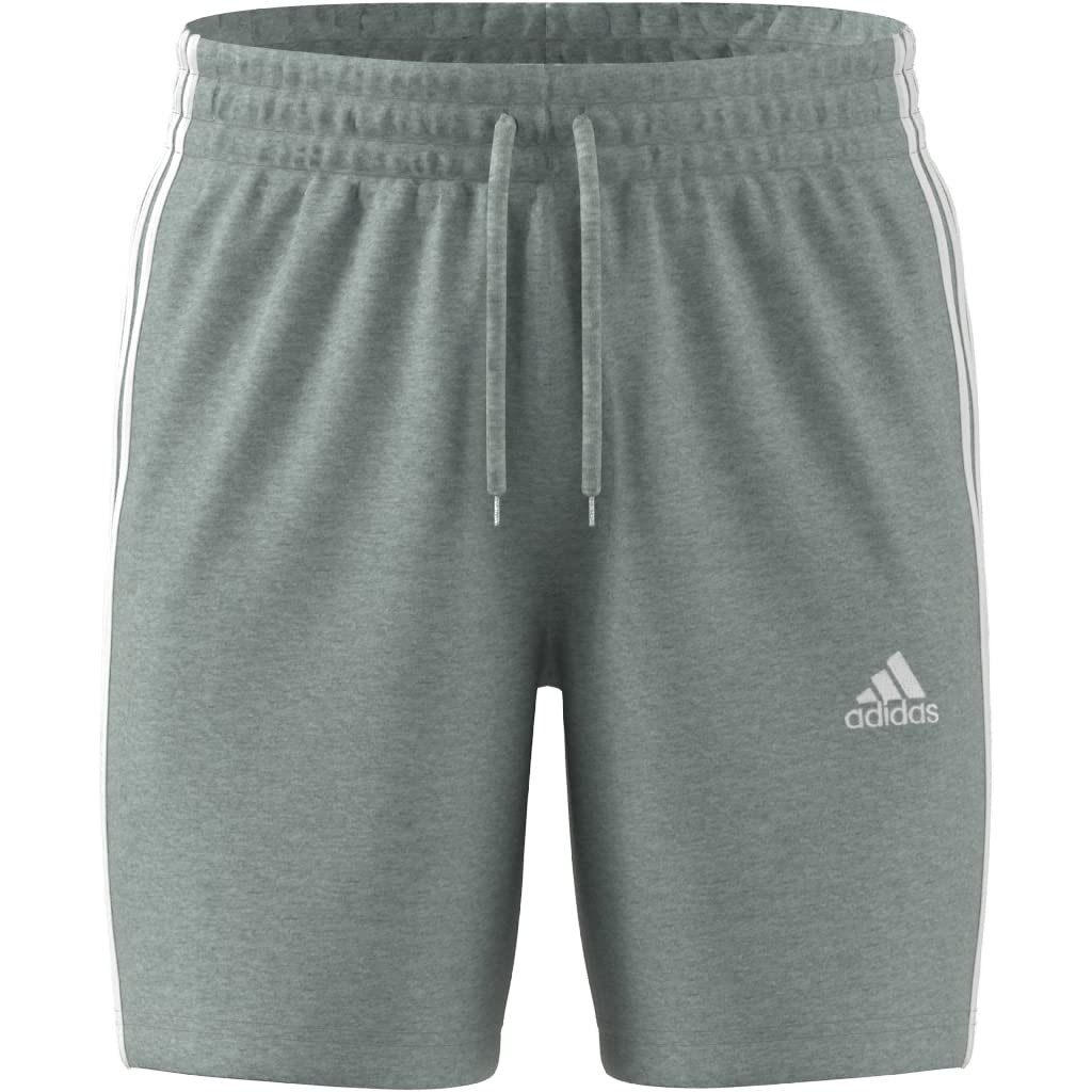 **Adidas Men's Essentials 3-Stripes Athletic Shorts - Lightweight, Comfortable Workout & Running Shorts for Gym, Sports & Casual Wear**