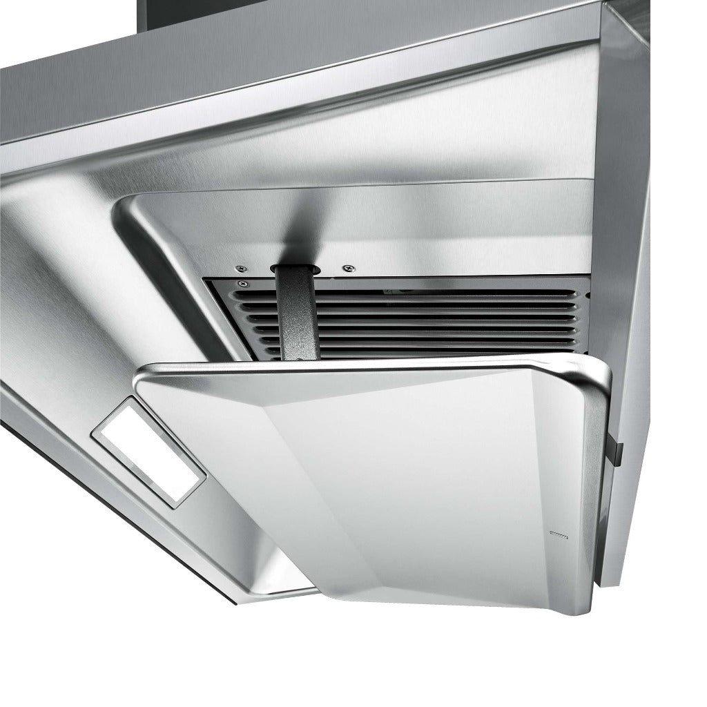 Fotile EMS9026 36-Inch 1000 CFM Stainless Steel Wall Mount Range Hood with Touchscreen Control - Perfect for Modern Kitchens & Open-Concept Homes