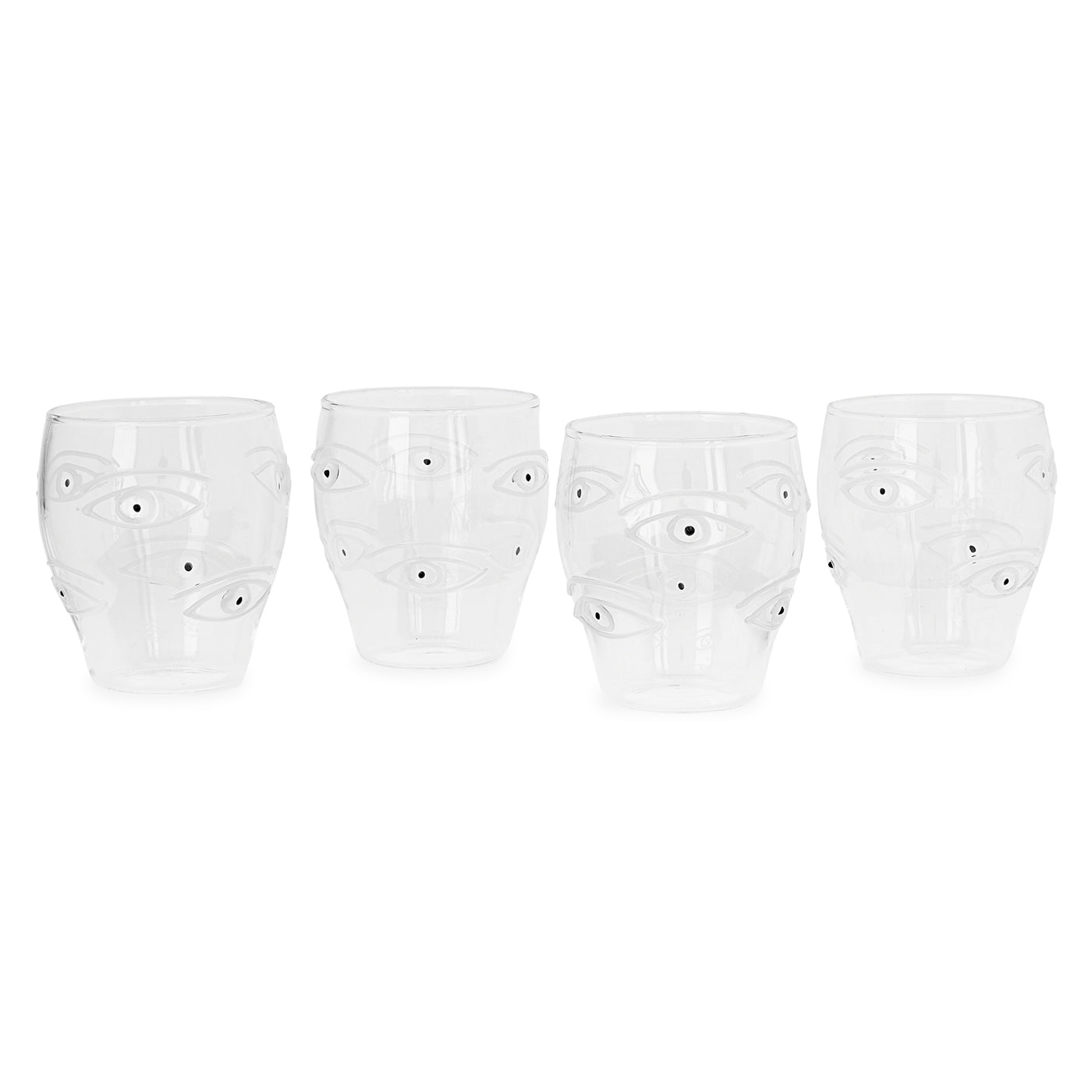 Premium Oculus Glassware Set - 12-Piece Crystal Clear Drinking Glasses for Wine, Cocktails & Beverages - Elegant Glass Cups for Home, Parties & Gifts