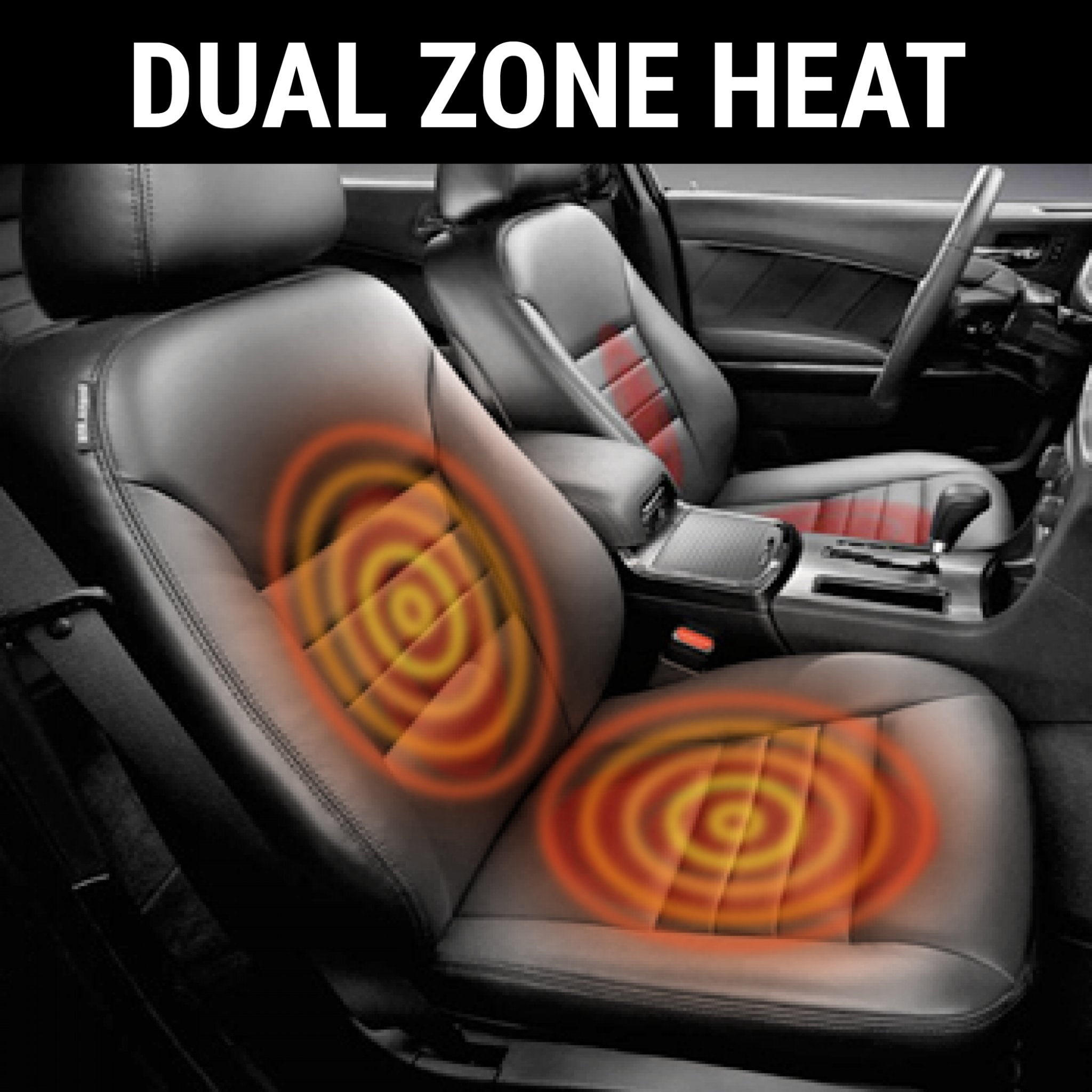 1905 Cadillac Model C Carbon Fiber Heated Seat Kit - Dual Heating Elements with High/Low Switch - Perfect for Winter Comfort & Luxury Car Upgrades