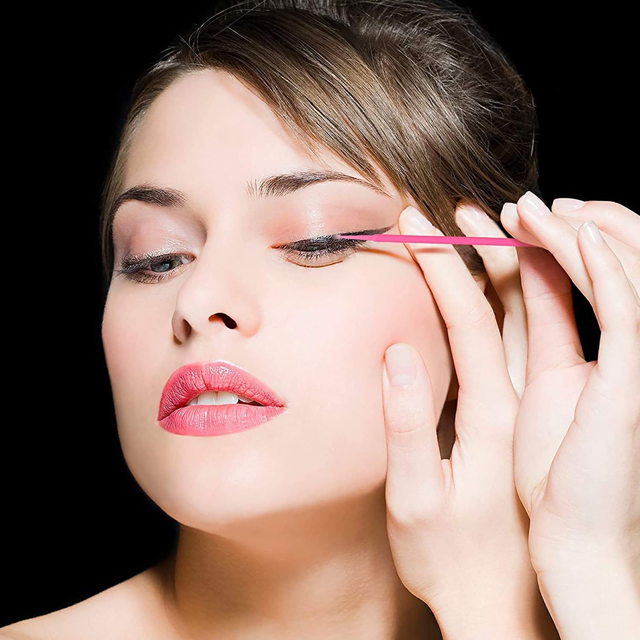 100Pcs Disposable Eyelash Applicator Brushes - Microfiber Lash Extension Tools for Professional Mascara Application & False Eyelash Glue - Perfect for Salon, Home Use & Makeup Artists