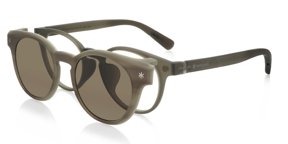 JINS x Snow Peak JINS Switch 195 28 - Stylish & Durable Sunglasses for Outdoor Adventures, Hiking, and Travel
