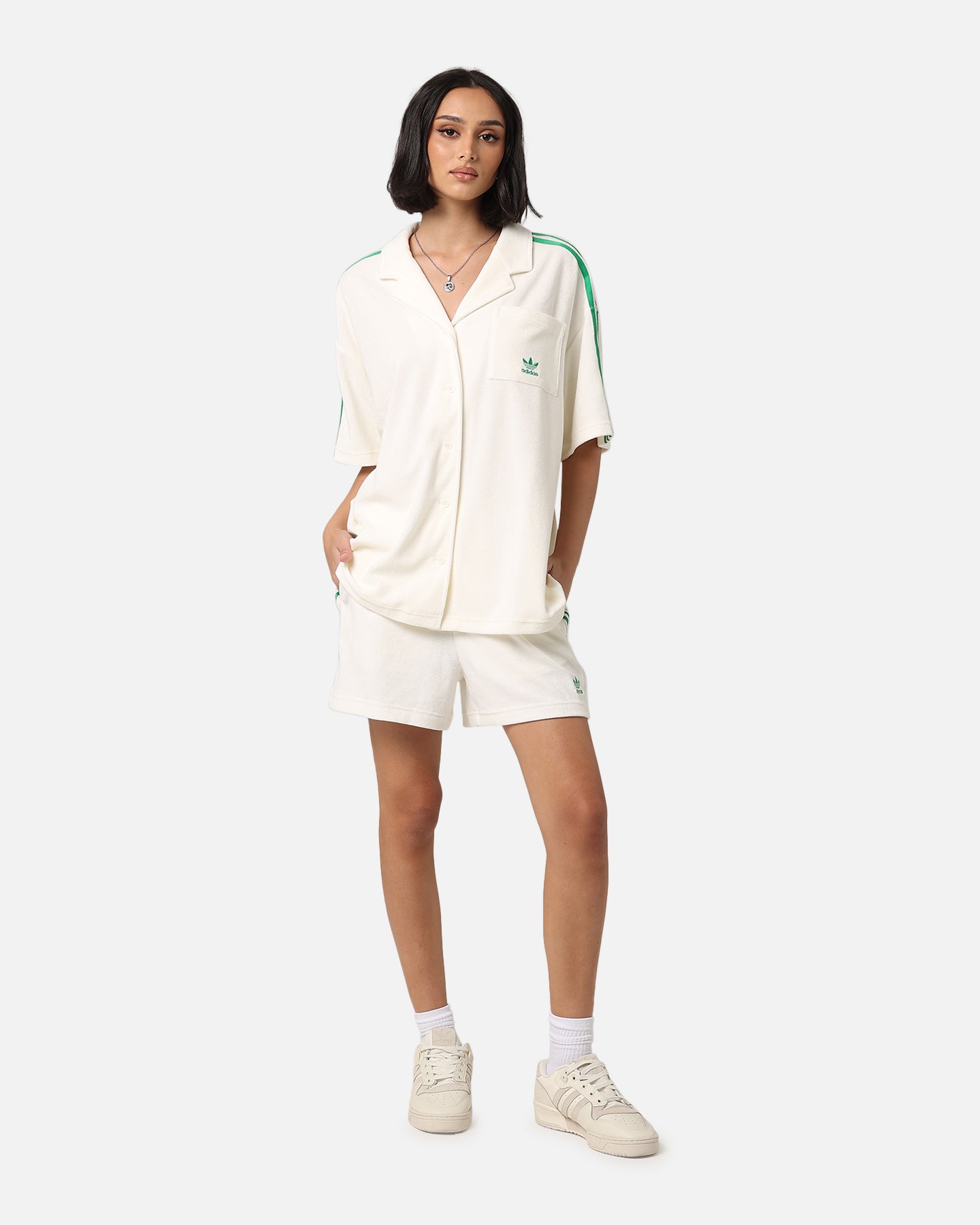 Adidas Women's Resort Shirt - Breathable Quick-Dry Casual Top for Summer Beach Vacation & Outdoor Activities (Off White)