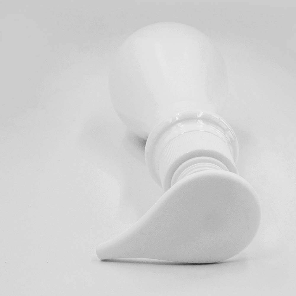 Briiith White Ocean Soap Pump - Elegant Bathroom Dispenser for Liquid Soap, Hand Wash & Lotion | Perfect for Kitchen, Bathroom & Guest Room Decor