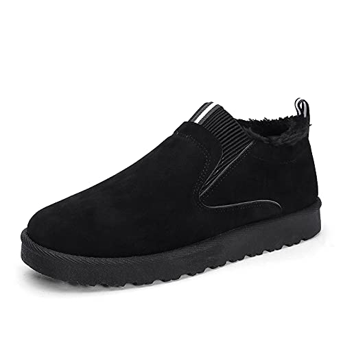 Dacomfy Men's Winter Slippers - Warm Fur Lined Suede Loafers & Slip-On House Shoes for Indoor/Outdoor Wear - Cozy Casual Shoes for Men & Boyfriend Gifts | Perfect for Home, Office & Travel Use