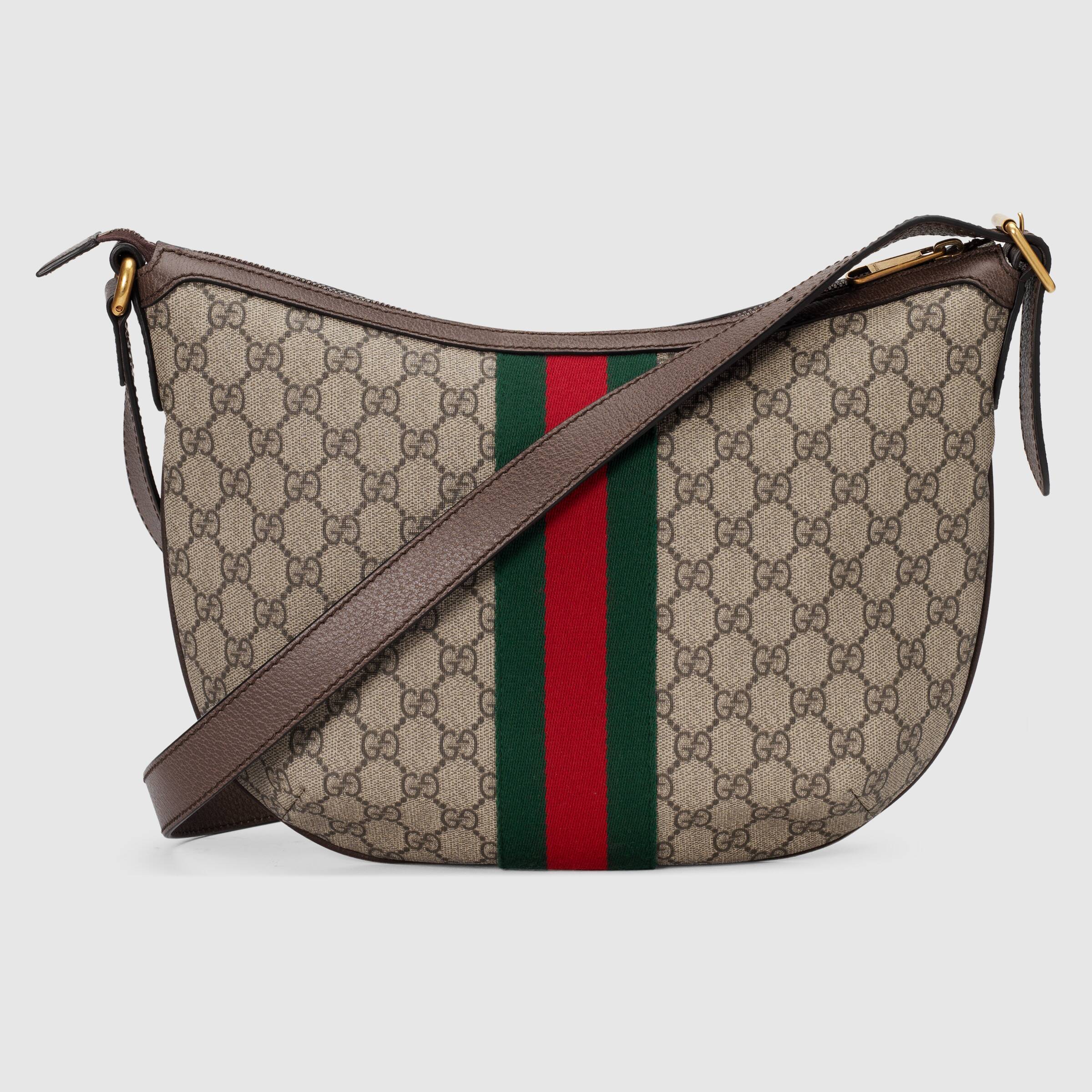 Gucci Ophidia GG Small Shoulder Bag Supreme Canvas Crossbody Purse for Women | Luxury Designer Handbag for Everyday Use, Work & Travel
