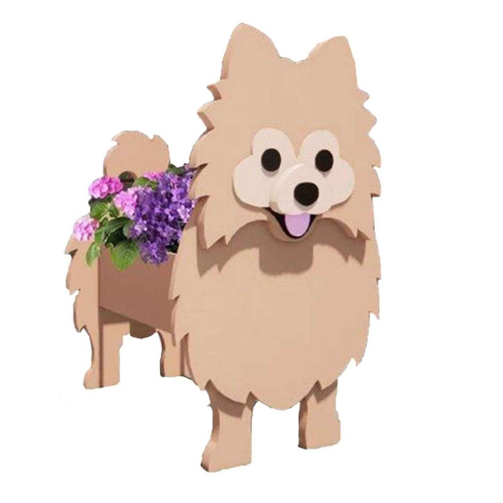 HYMONA Cartoon Pet Dog Flower Pots - Cute Animal Shaped Planters for Succulents, Indoor & Outdoor Garden Decor - Perfect for Living Rooms, Patios, and Home Decoration