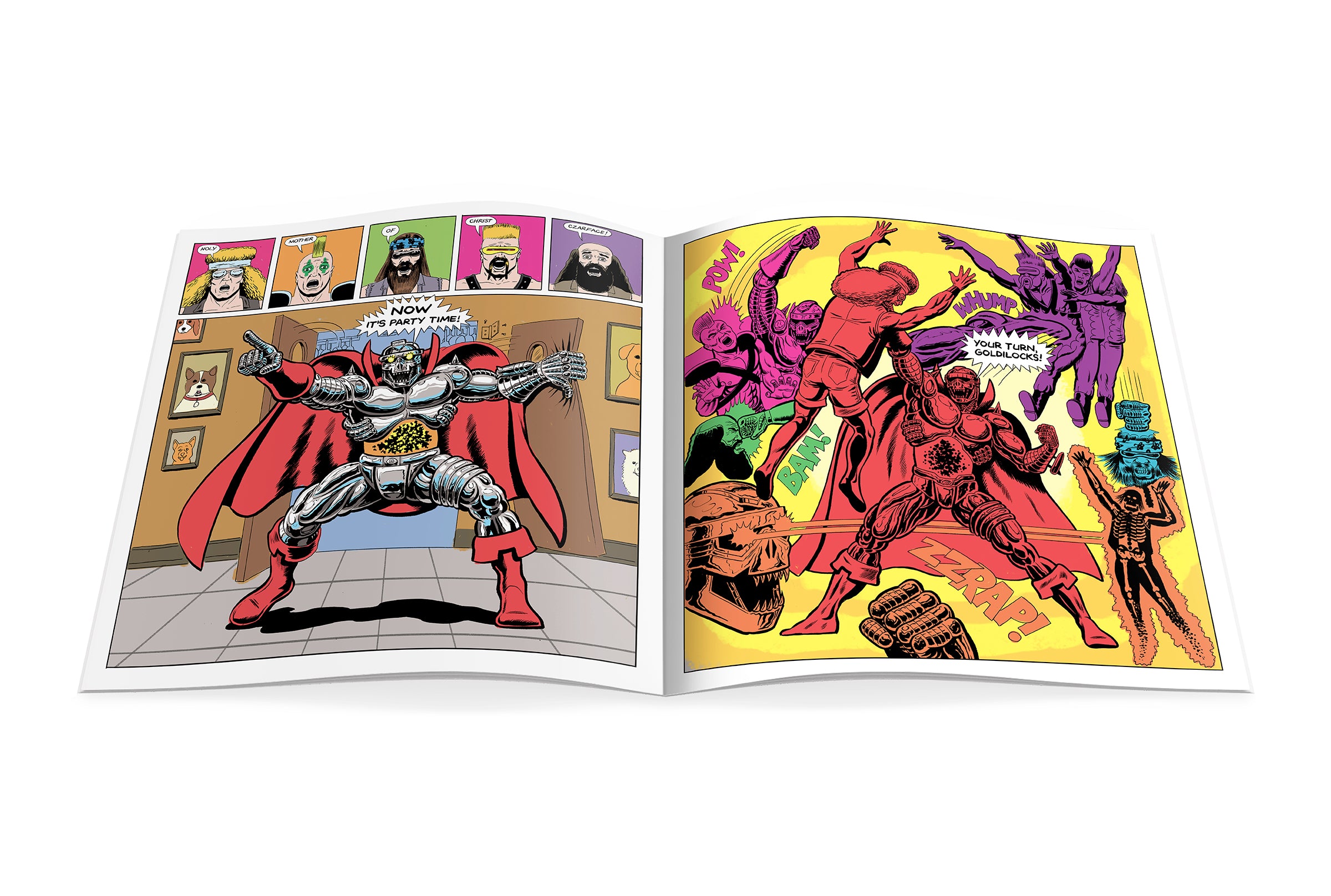 Super What? (Blue Sunburst Vinyl Bundle) - LP + CD + Comic Book with Instrumentals - Perfect for Music Collectors & Vinyl Enthusiasts