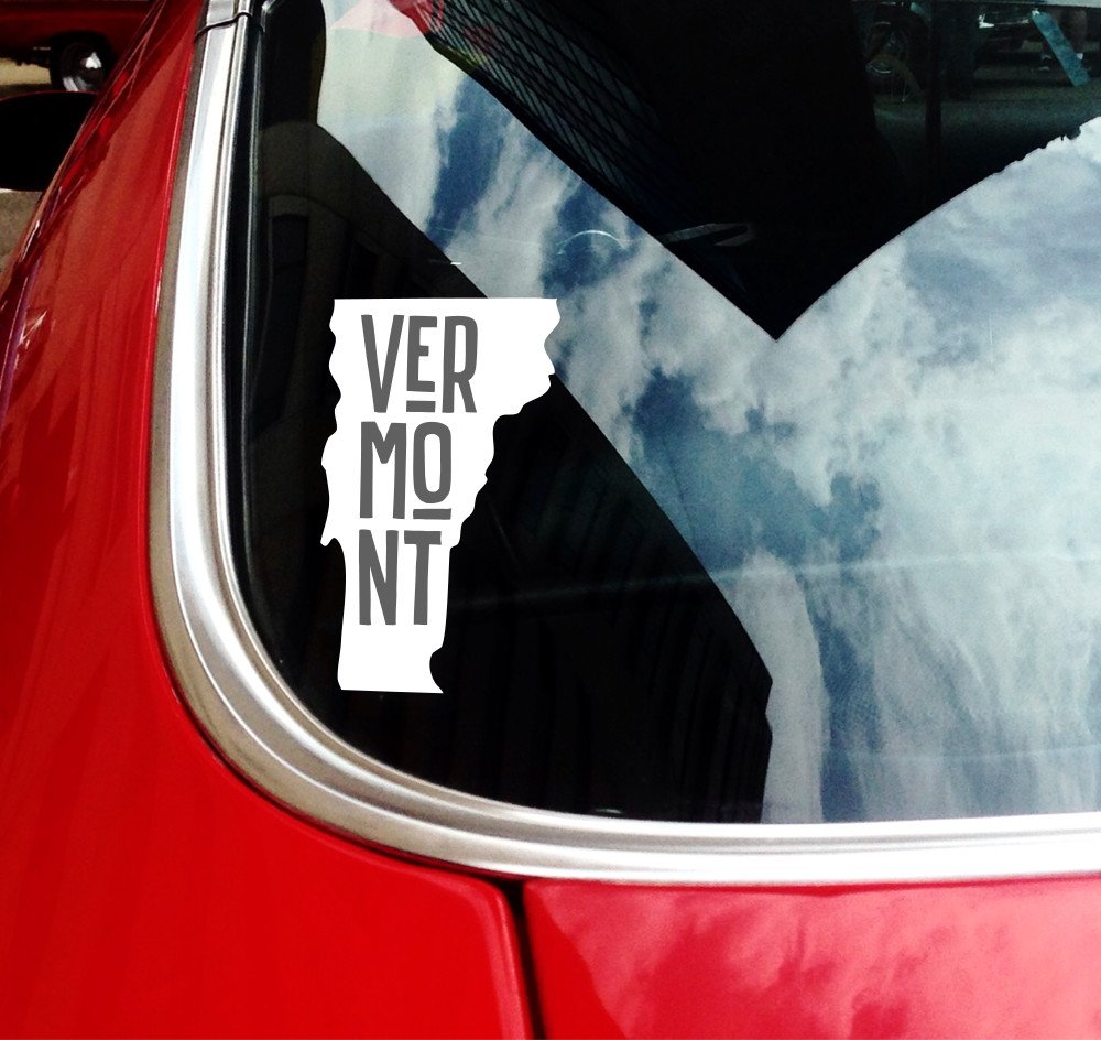 USA Vermont State Car Decals - Premium Vinyl Stickers for Cars, Trucks & Windows - Perfect for Travel Enthusiasts & State Pride Display