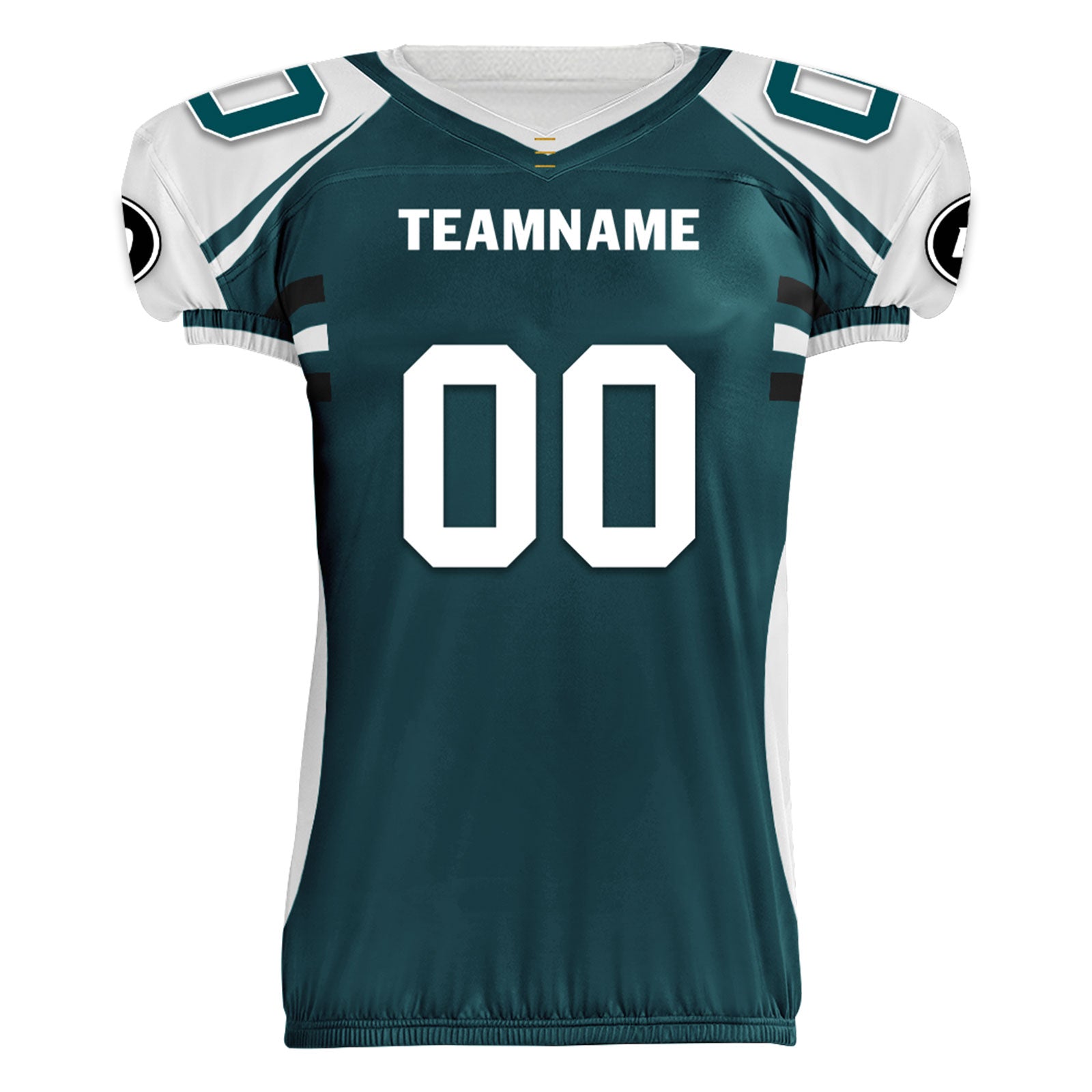 Custom Green & White Pennsylvania High Performance American Football Jersey - FBJ06 D023001 - Size 23 | Perfect for Game Day, Team Sports & Fan Apparel