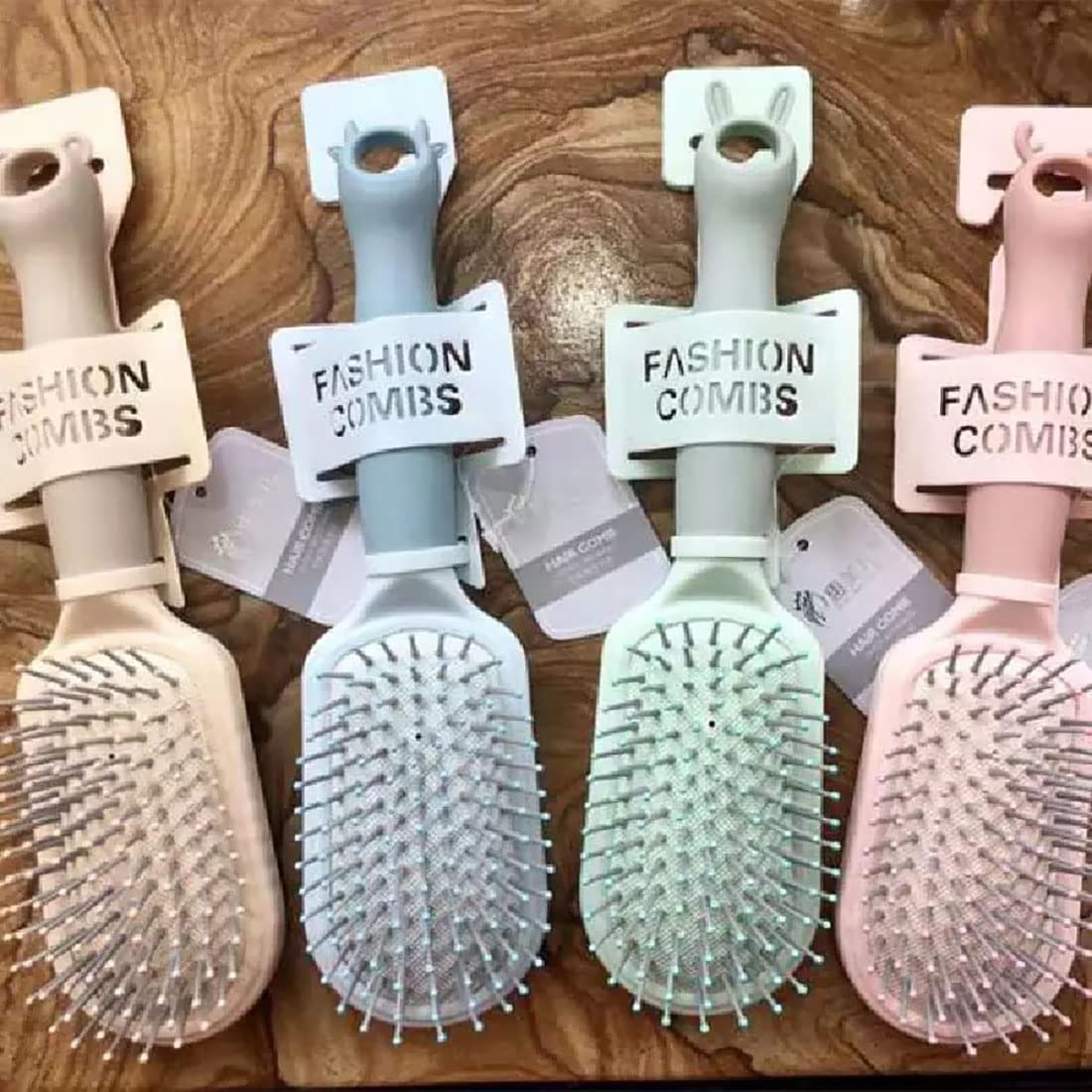 **DANSR Pro Wooden Detangling Hair Brush - Natural Paddle Hairbrush for Women, Men & Kids - Stimulates Scalp, Reduces Breakage & Adds Shine - Perfect for Wet, Dry or Curly Hair (1-Pack, Blue)**