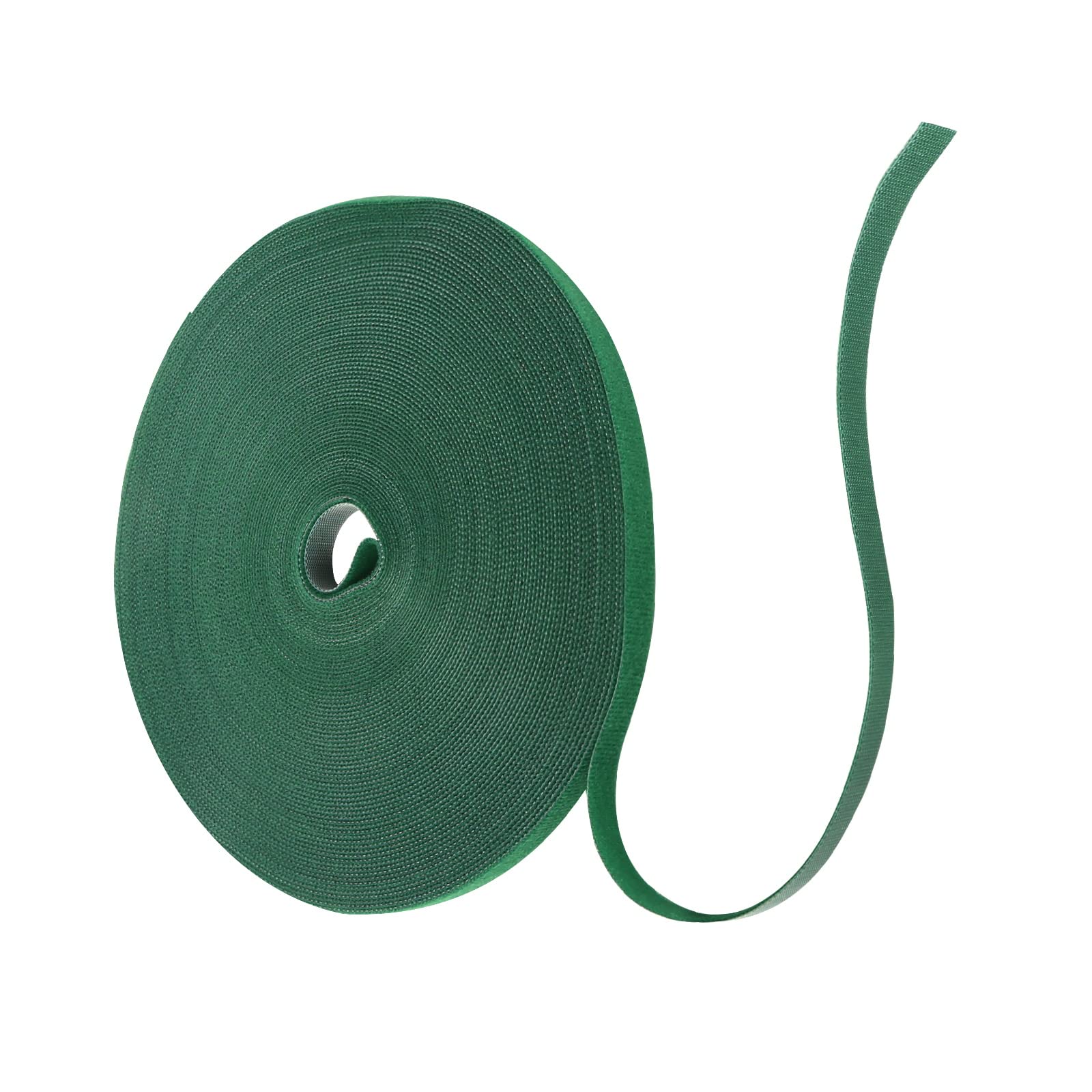 DUTIFUL Velcro Tape for Plants - 30m x 10mm Green Reusable Plant Support & Climbing Aid Roll - Perfect for Indoor/Outdoor Gardening, Vine Training, and Plant Trellising