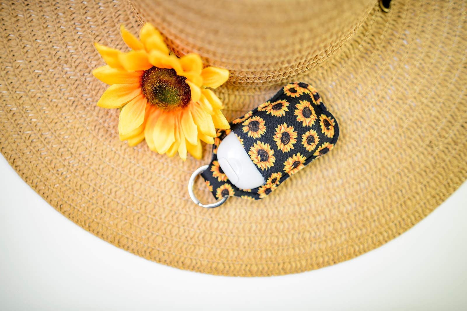 Daisy Lane Hand Sanitizer Holder for Backpack - Travel Size Sanitizer Keychain for Kids, Baseball & Softball Players | Perfect for School, Sports & Travel Accessories