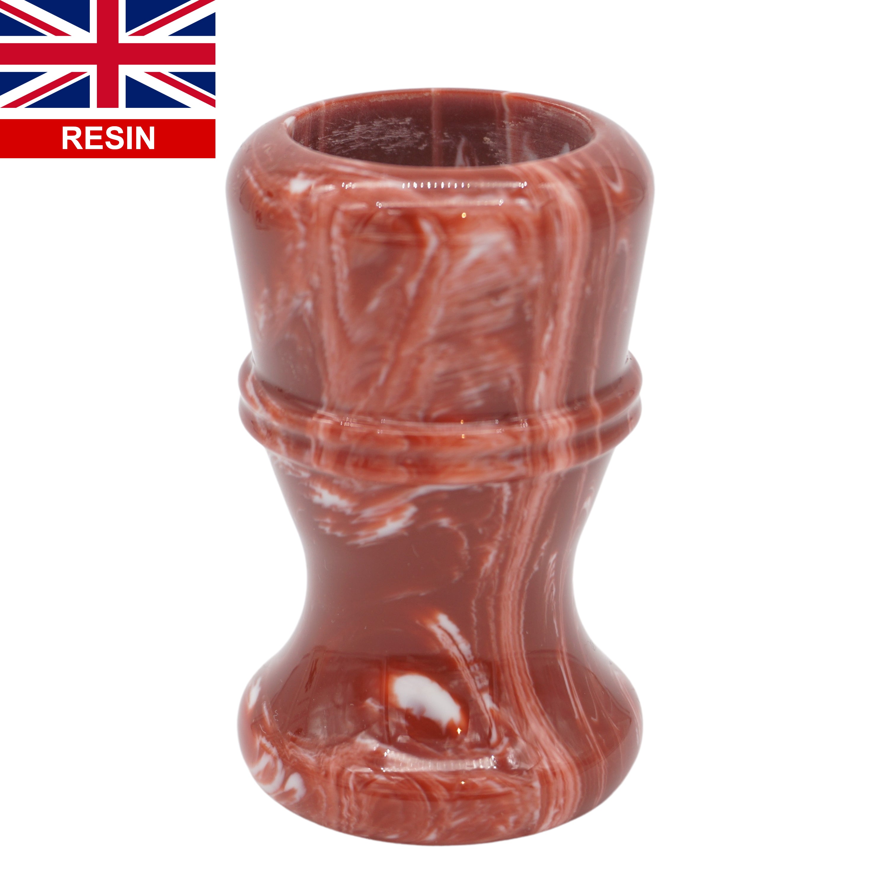 Premium Strawberry Cream Handmade Shaving Brush Handle - Fits 24mm & 26mm Knots - Perfect for Wet Shaving, Grooming Kits & Luxury Bathroom Accessories
