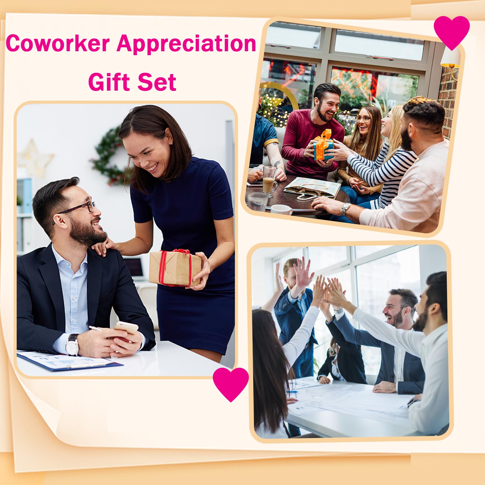 Employee Appreciation Gifts - 30pcs Sticky Notes Holder for Coworkers, Teachers & Students - Office & Classroom Supplies