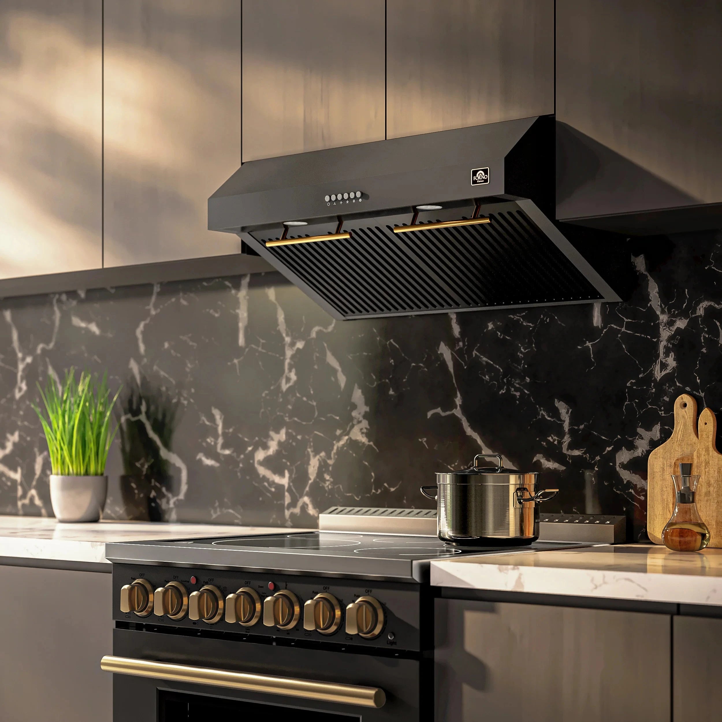 Black and Silver Forno Espresso 30