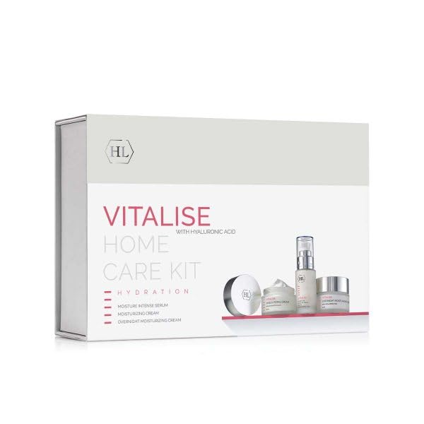 HL Holy Land Cosmetics Vitalise Anti-Aging Skincare Set - Hyaluronic Acid Serum, Day Cream & Night Cream for Deep Hydration | Reduce Wrinkles & Fine Lines | Perfect for Dry Skin Care Routine & Nighttime Skincare Regimen