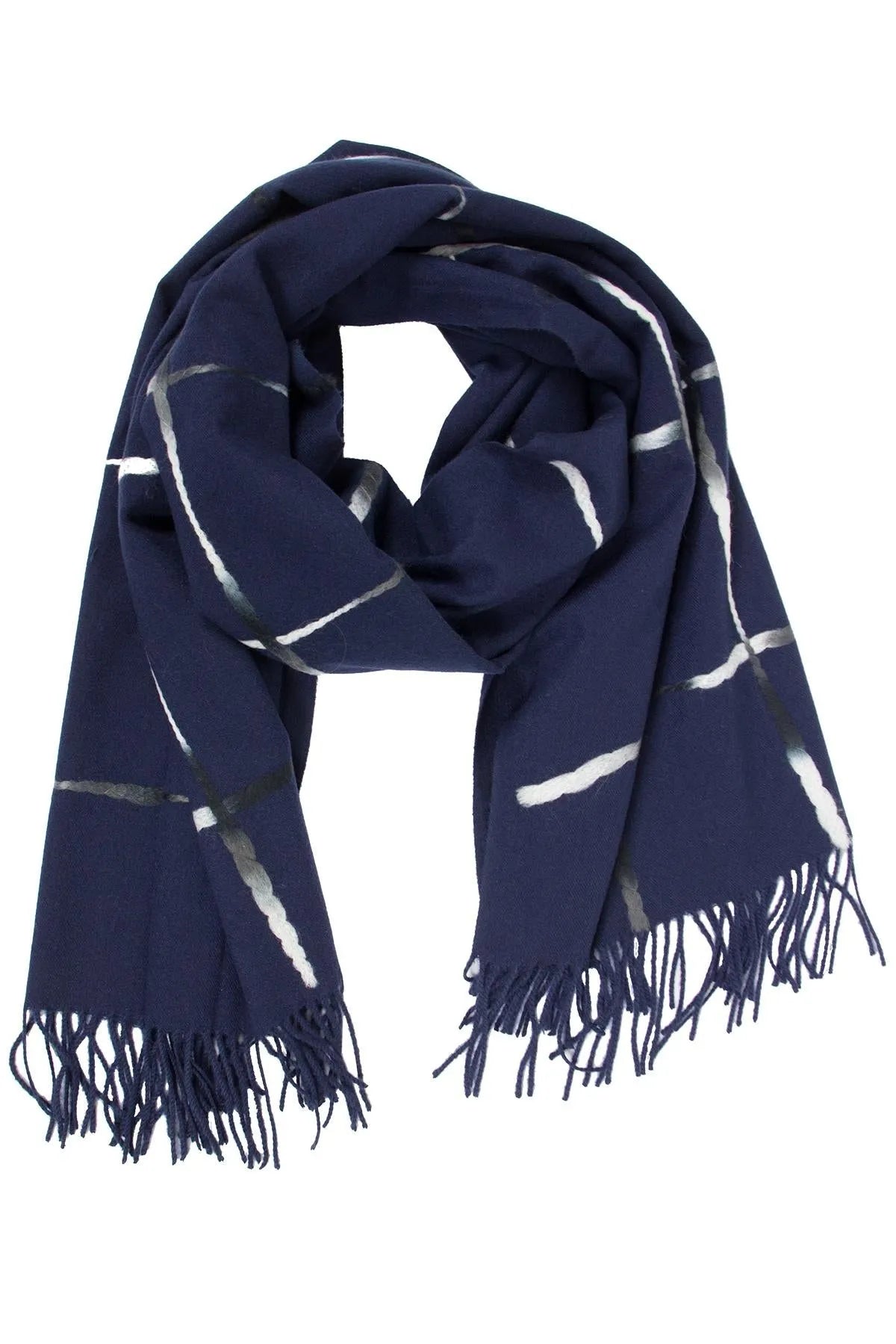 Elegant Window Fringed Scarf - Lightweight Fashion Shawl for Women - Perfect for Home Decor, Parties, and Outdoor Activities