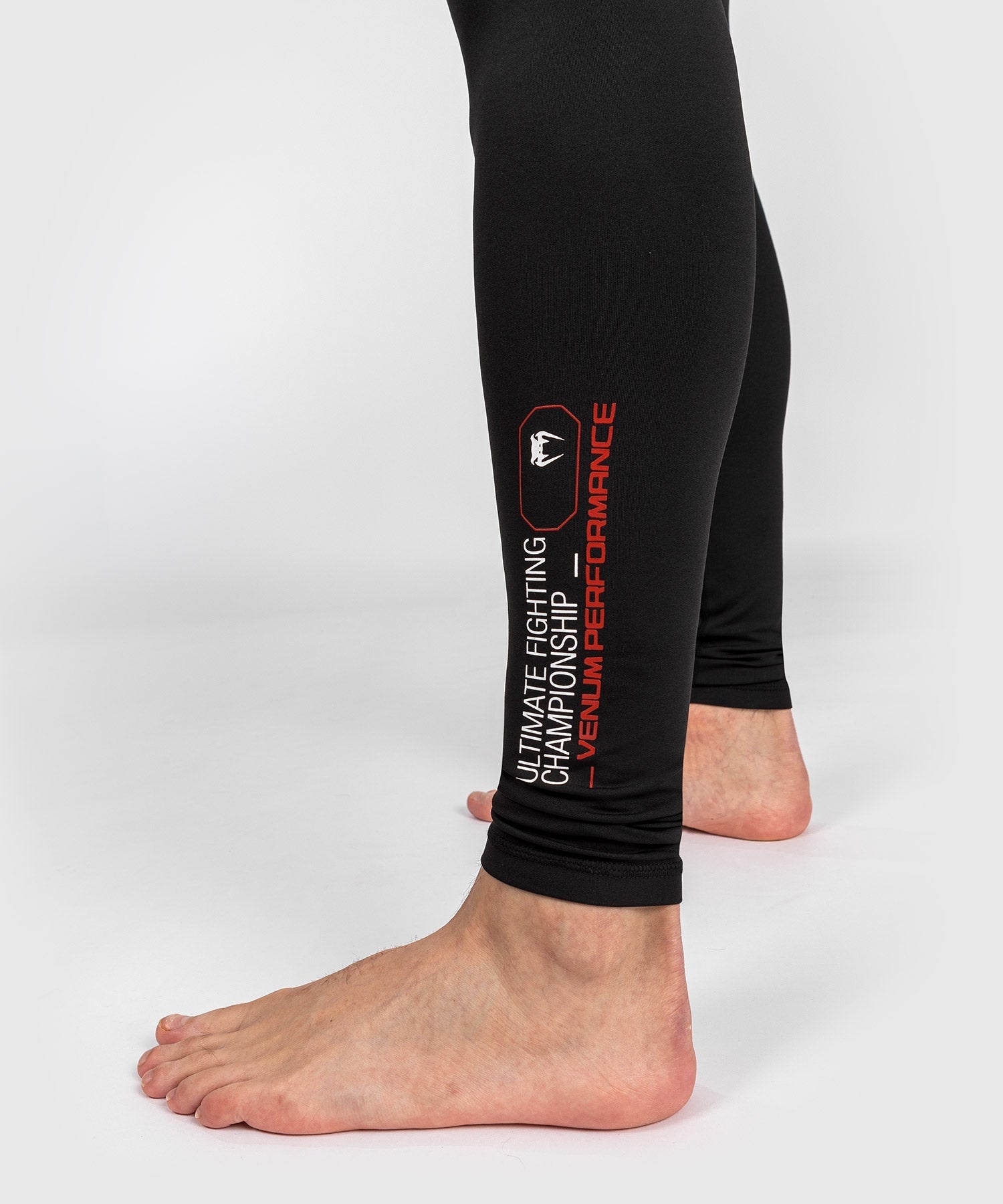 Venum UFC Adrenaline Fight Week Men's Performance Compression Tights - Black | MMA Training & Workout Gear for Fighters & Athletes