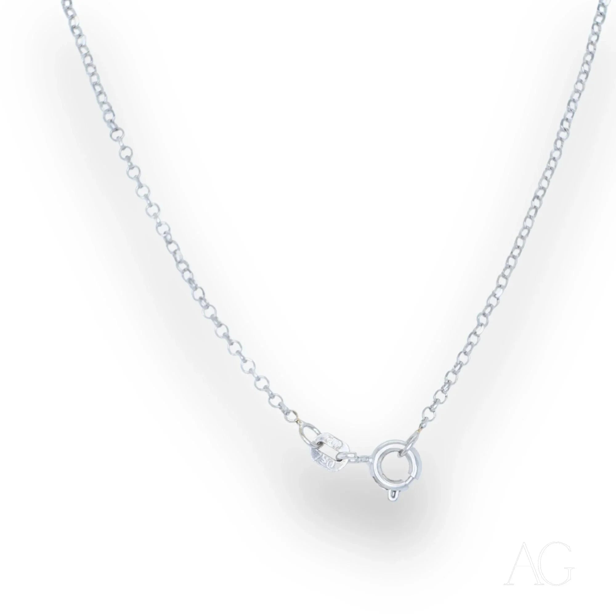 18K White Gold Anklet - Elegant & Luxurious Women's Ankle Bracelet for Parties, Weddings & Everyday Wear