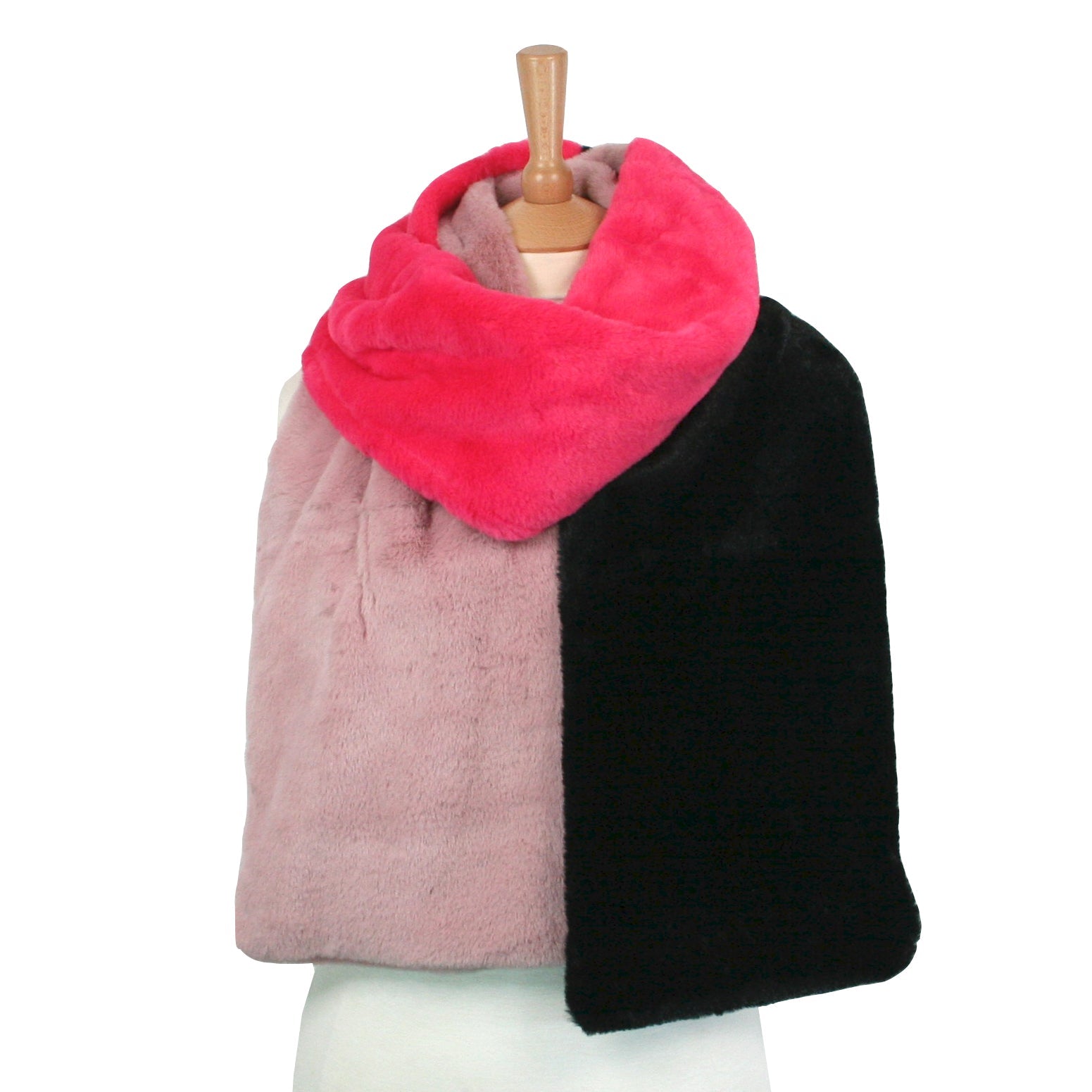 Bright Color Faux Fur Scarf - Soft Winter Fashion Accessory for Women, Cozy & Stylish - Perfect for Cold Weather, Outdoor Activities & Holiday Gifts