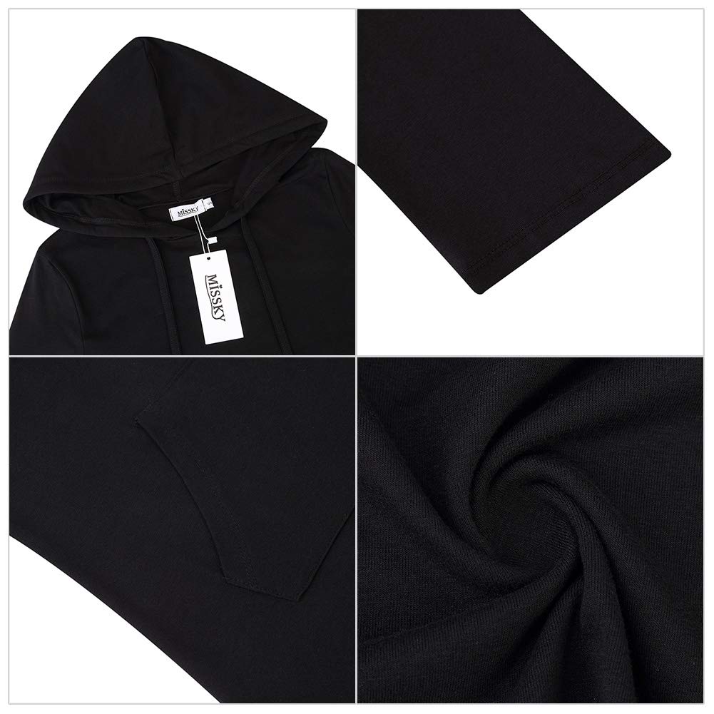 Women's Casual Pocket Slim Pullover Maxi Hoodie Dress - Long Sleeve Oversized Sweater Dress for Lounge, Streetwear & Fall Fashion