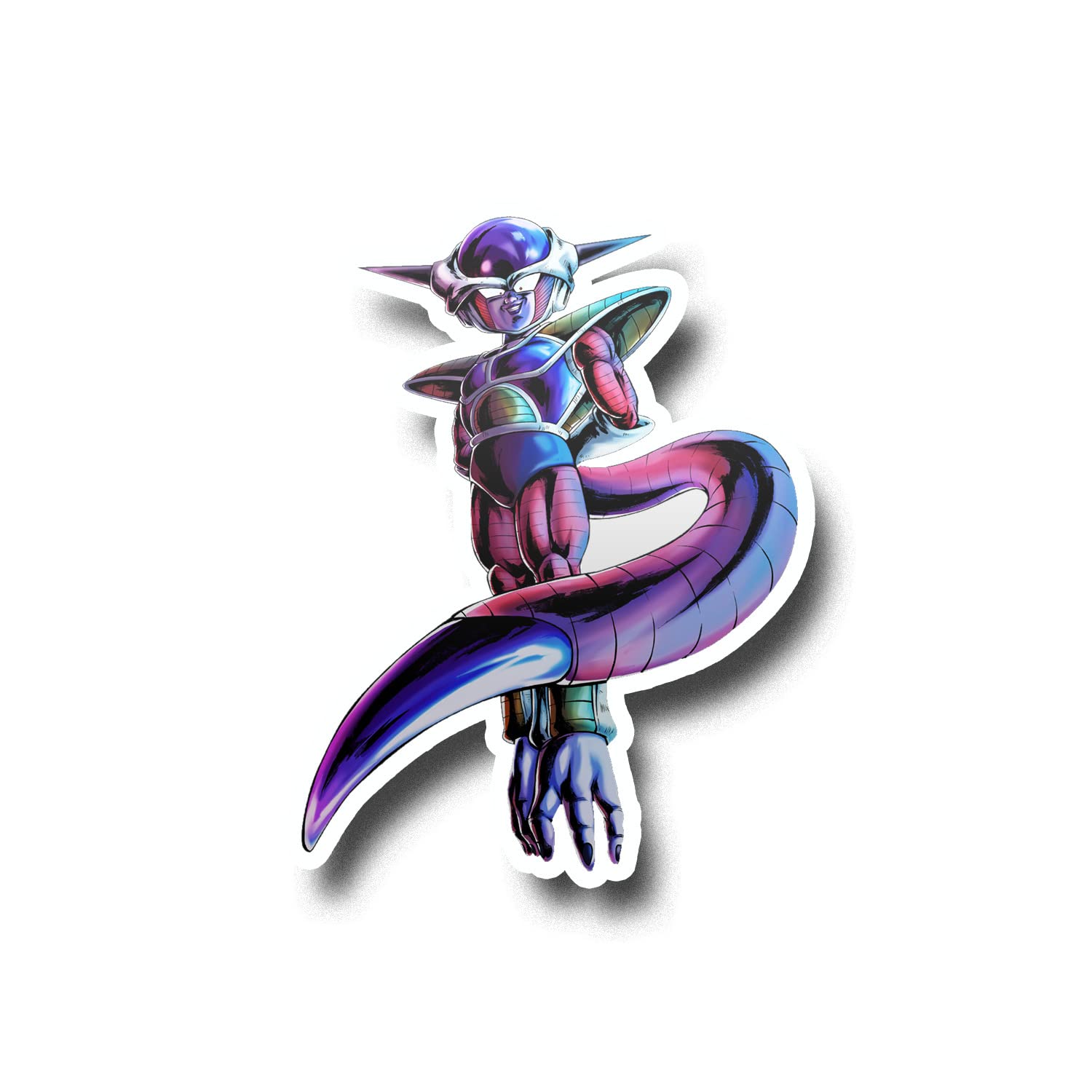 Premium Frieza Vinyl Stickers - Dragon Ball Z Anime Decals for Laptops, Water Bottles, and Gaming Setups