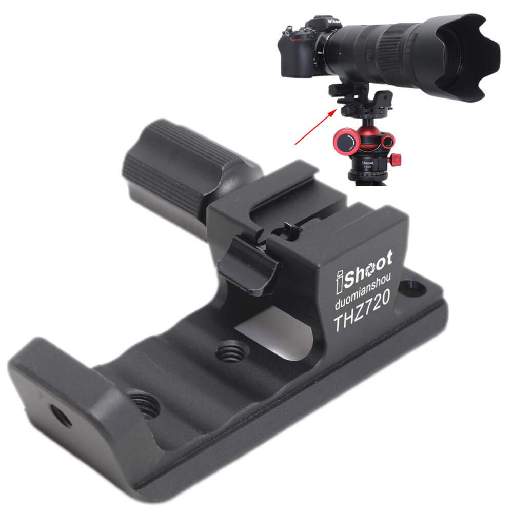 Metal Lens Collar Tripod Mount Ring with Arca-Swiss Dovetail - Compatible with Nikon Nikkor Z 70-200mm f/2.8 VR S & Z 100-400mm F4.5-5.6 VR S - Durable Lens Support Holder for Professional Photography & Videography
