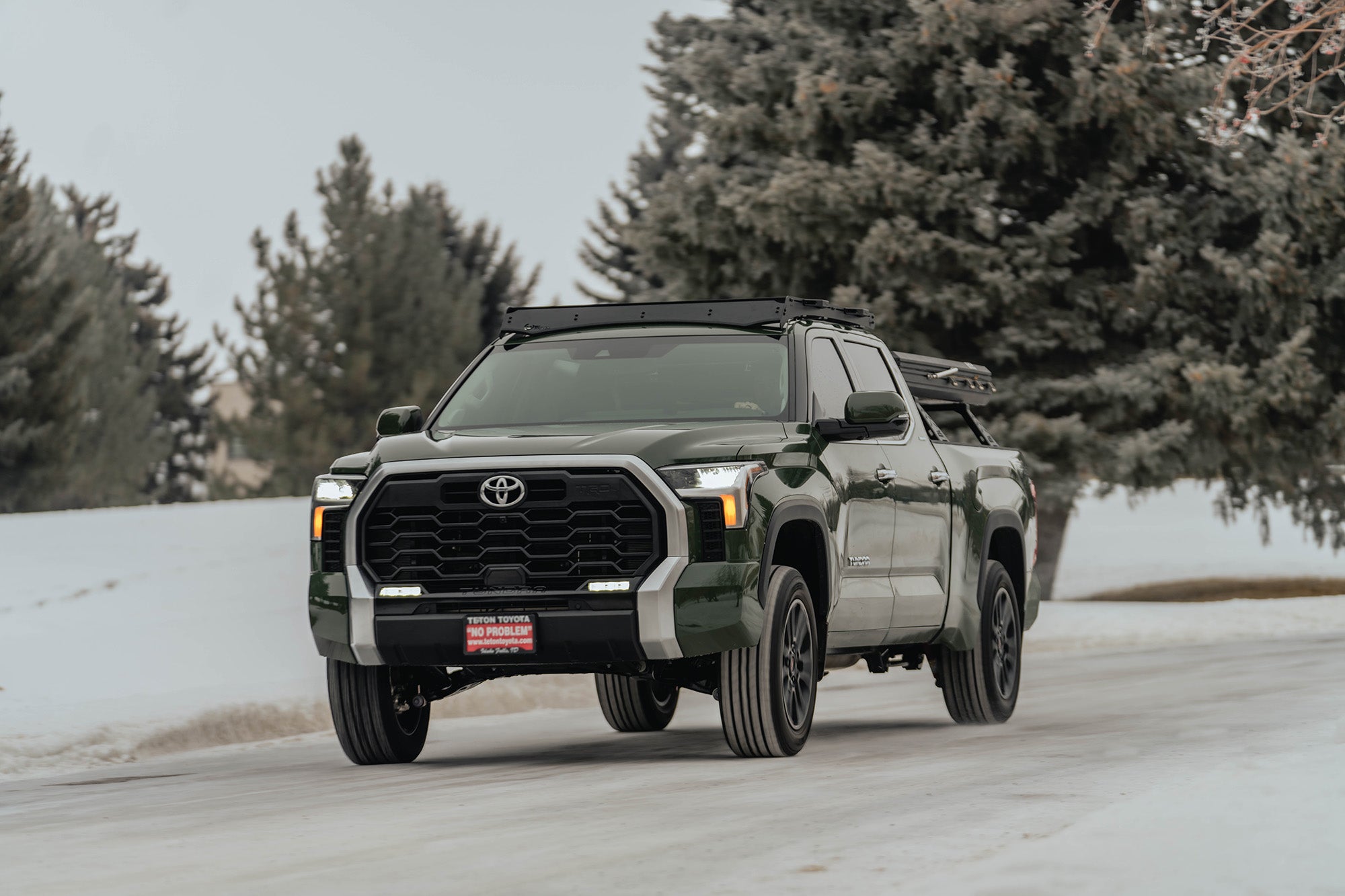 2022-2023 Toyota Tundra CrewMax Prinsu Roof Rack - Heavy Duty Aluminum Roof Rack System for Off-Road Adventures, Camping & Outdoor Gear Storage
