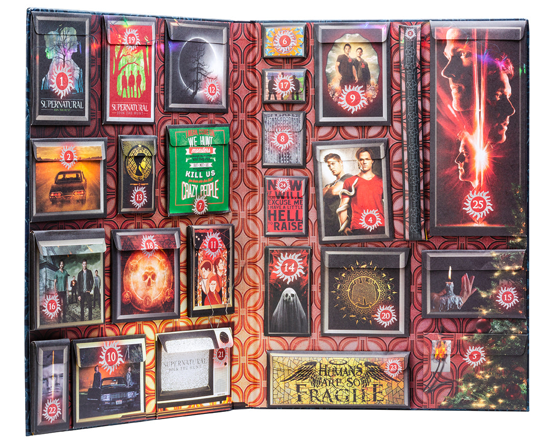 Supernatural: The Official Advent Calendar - 24 Days of Holiday Fun for Fans, Collectibles & Gifts for Christmas Countdown