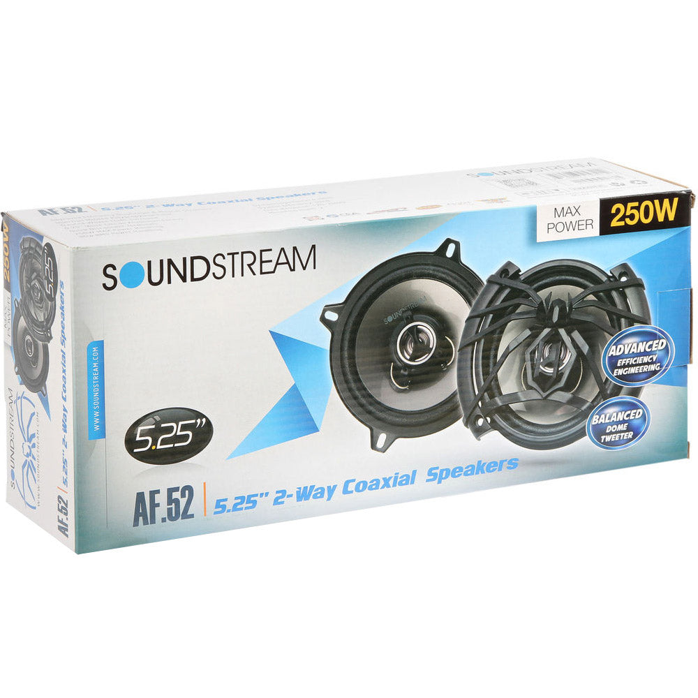 Soundstream AF.52 Arachnid Series 5.25 Inch 2-Way Car Speakers - Premium Sound Quality for Vehicles, Trucks & SUVs - Perfect for Road Trips & Music Enthusiasts