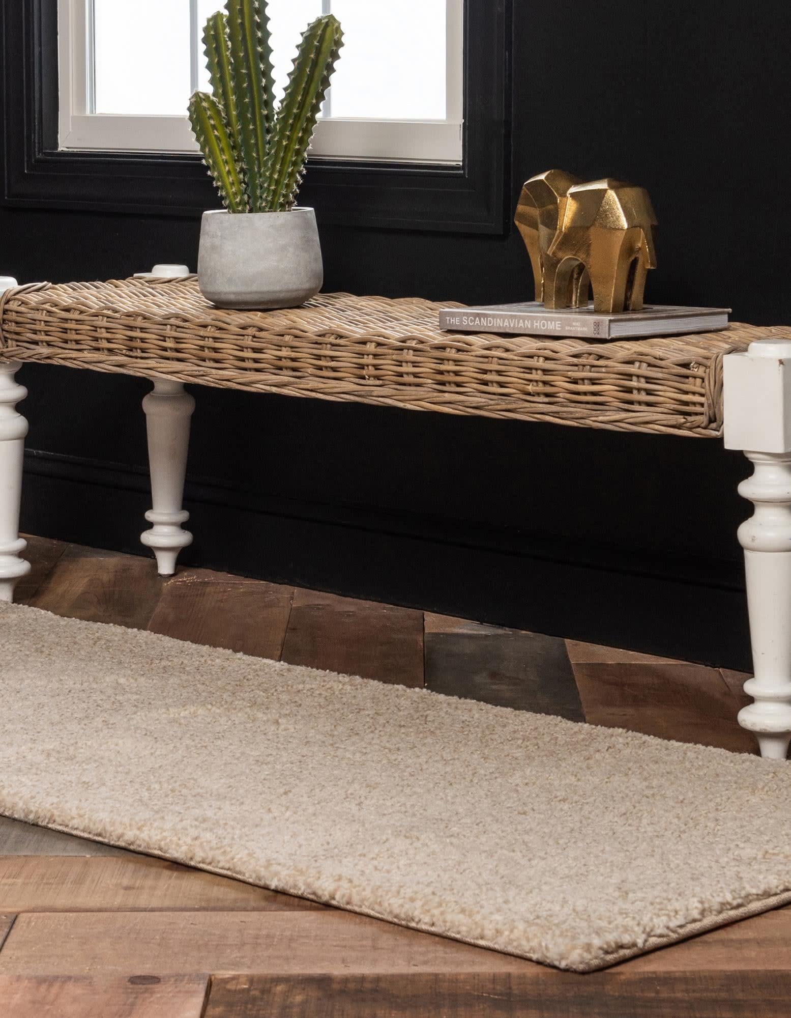 Unique Loom Solo Collection Calabasas Ivory Area Rug 2'2