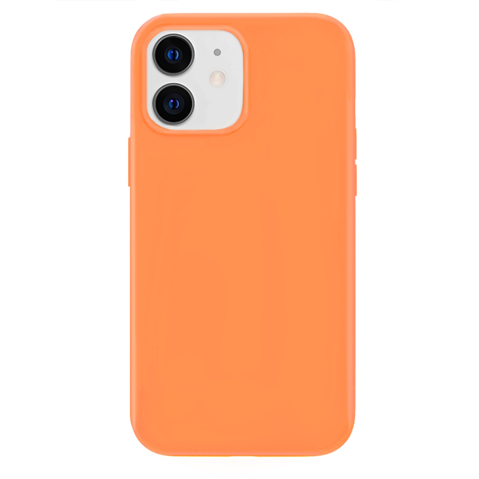 Bright Orange Silicone iPhone Case - Shockproof & Anti-Slip Protective Cover for iPhone [Model] | Perfect for Outdoor Activities, Gym & Daily Use