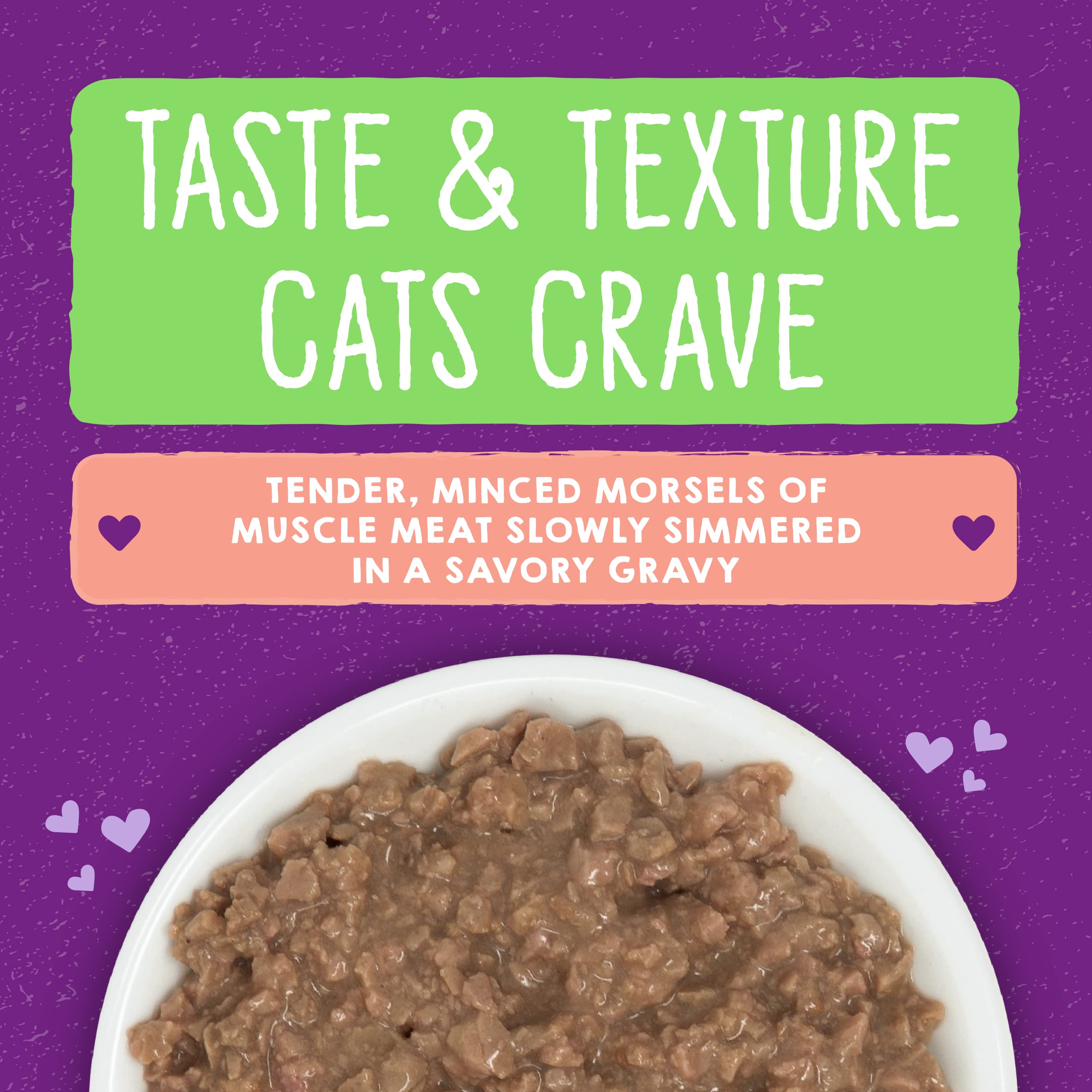Stella & Chewy's Grain-Free Wet Cat Food - High Protein, Cage-Free Chicken & Duck Recipe in Minced Morsels (24 Pack of 2.8oz Cans) - Perfect for Picky Eaters & Sensitive Stomachs