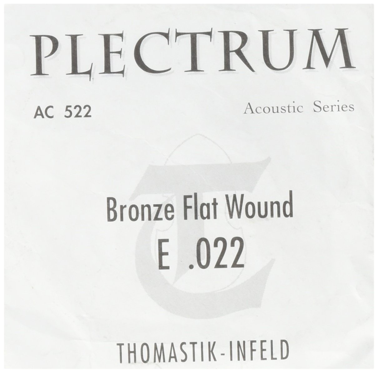 Thomastik-Infeld AC522 Acoustic Guitar Strings - Plectrum Series Bronze Round Wound Octave Strings for Steel-String Guitars | Perfect for Fingerstyle, Folk & Blues Music Performance