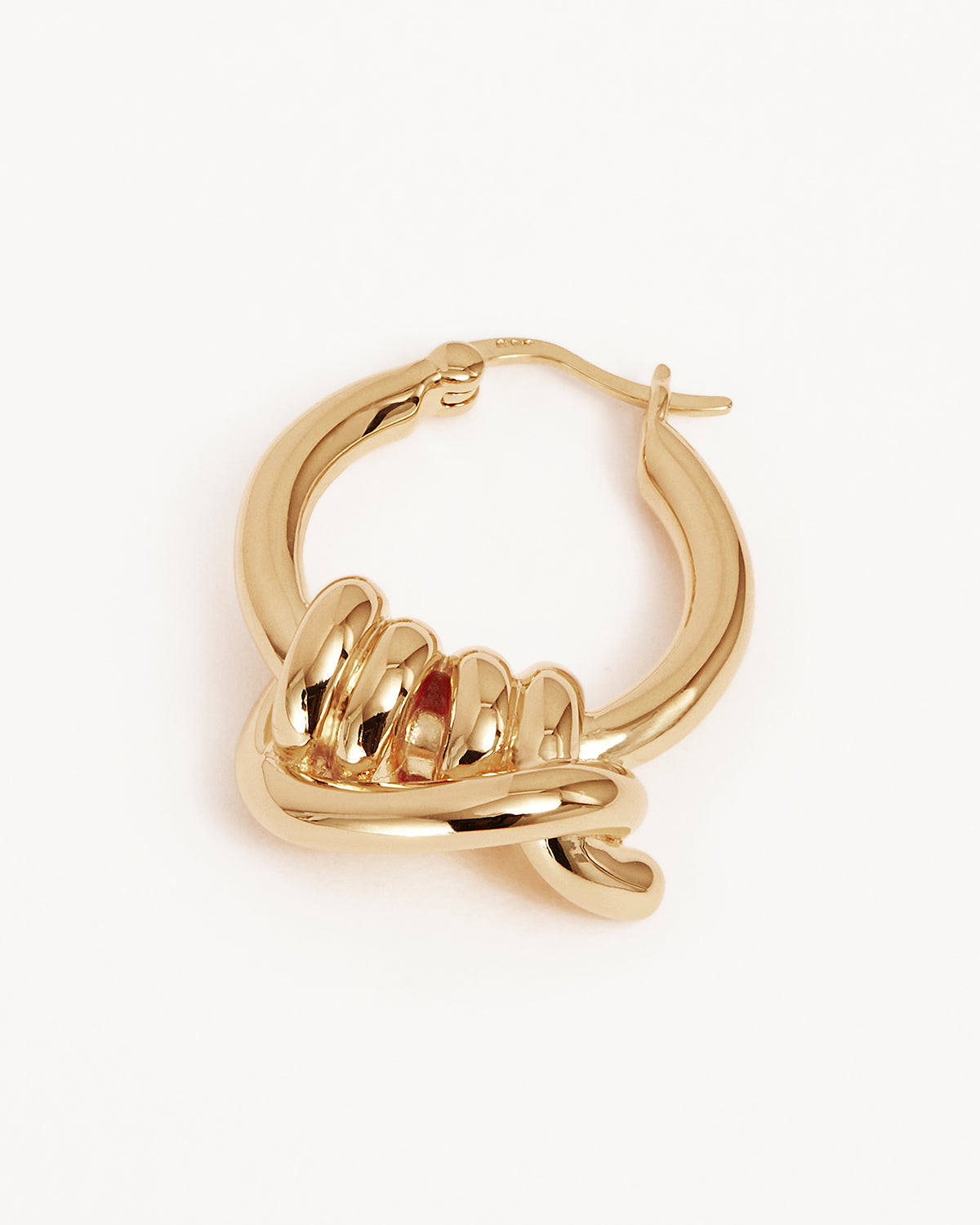 18k Gold Plated Always With You Hoop Earrings - Elegant Everyday Jewelry for Women, Perfect for Gifts, Dates & Special Occasions