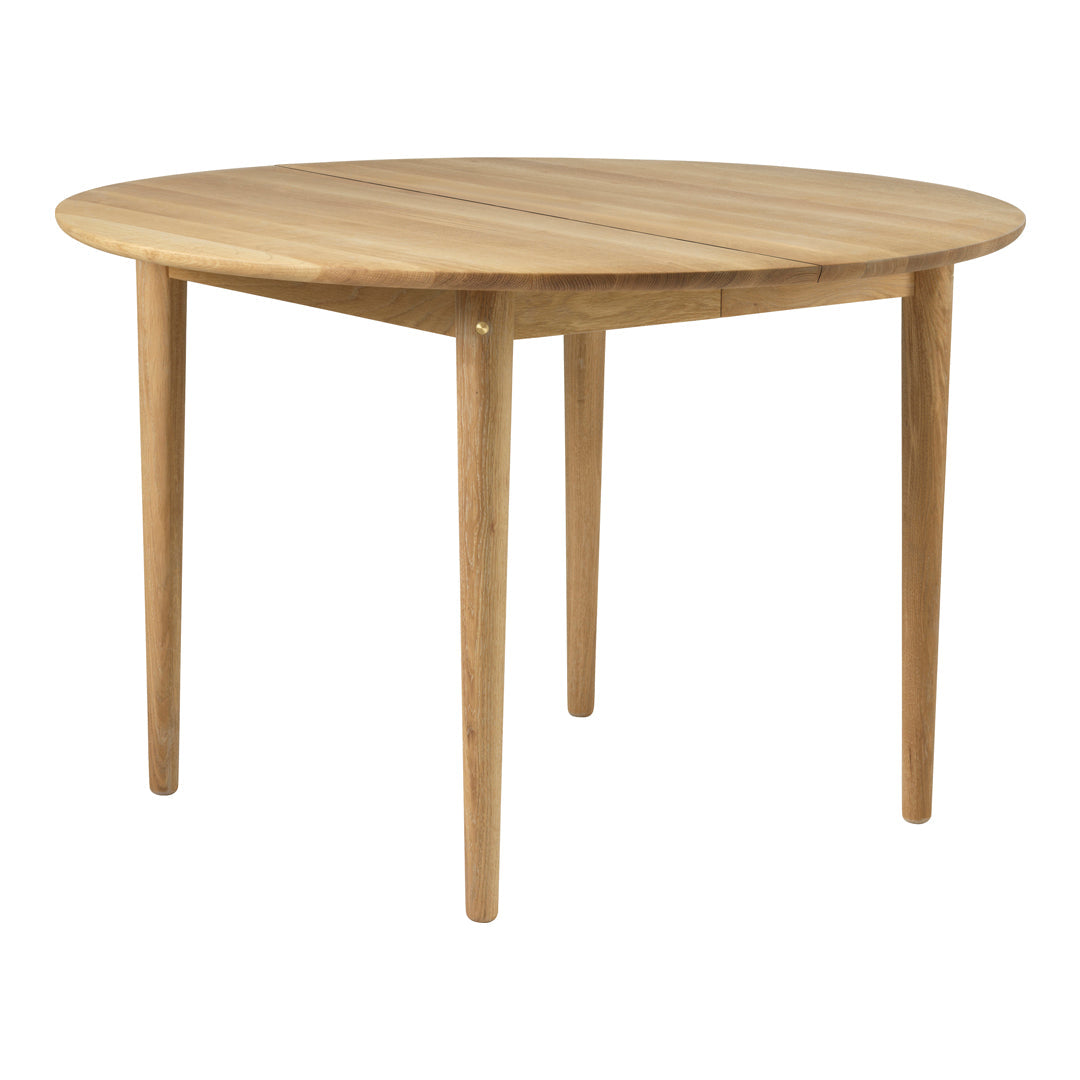 Modern C62E Bjork Extendable Dining Table - Expandable Wooden Table for 6-10 People - Perfect for Family Dinners & Entertaining Guests